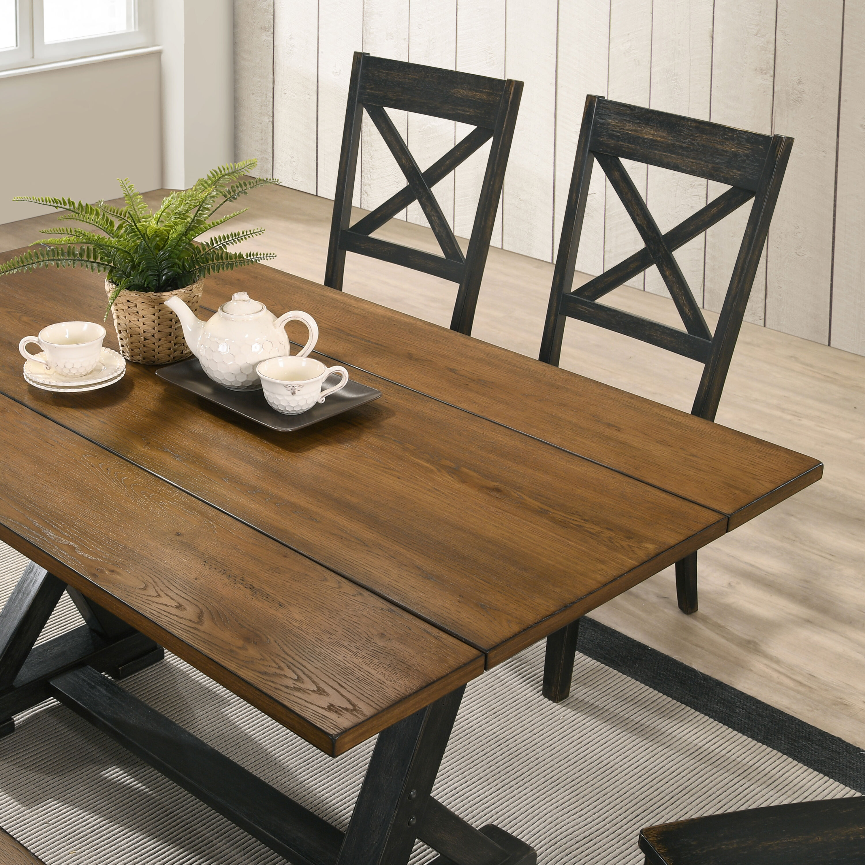 Furniture of America IDF-3167A-T-6PC Dining-Sets - View #8