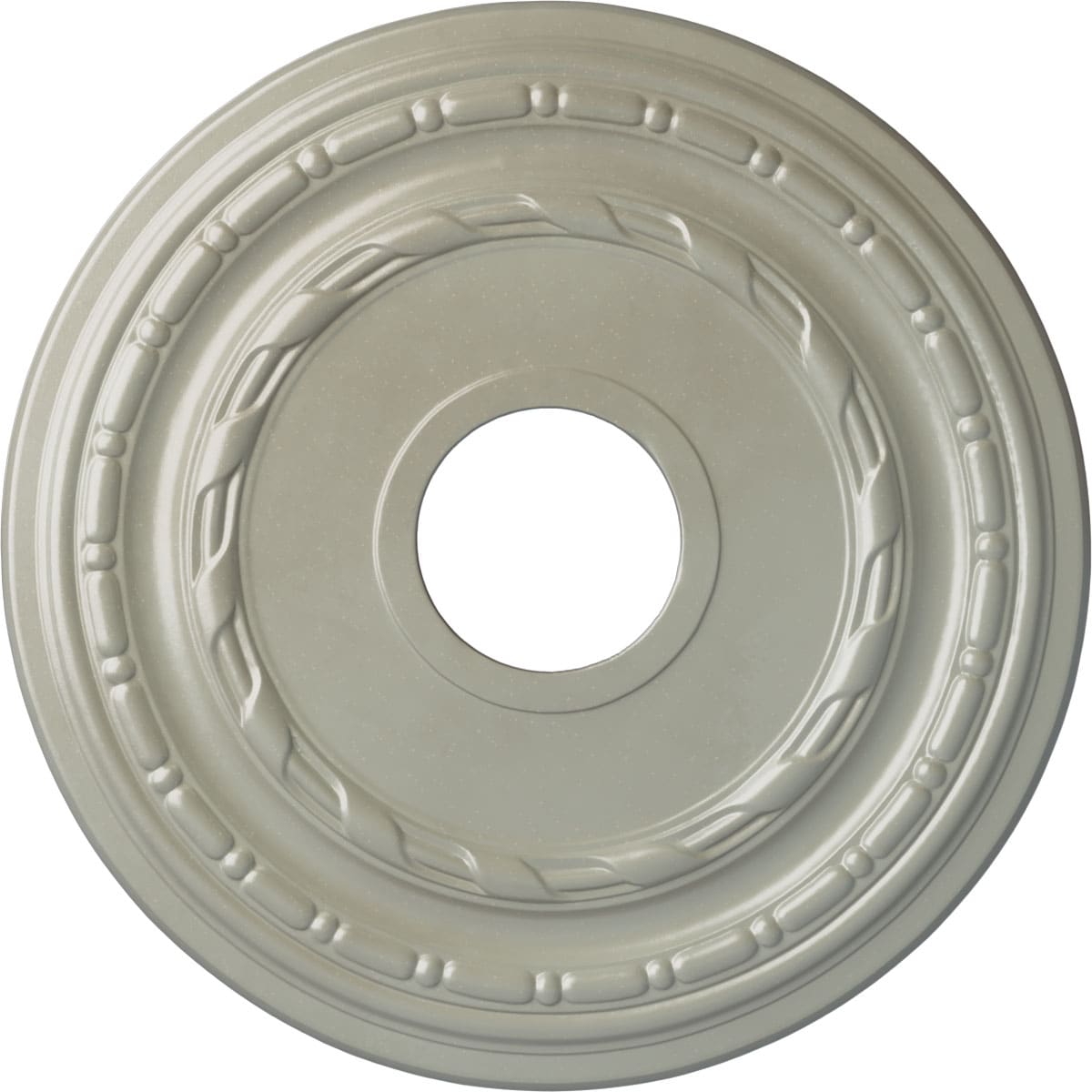 Ekena Millwork CM15DUFCS Dublin 15.375-in W x 15.375-in L Painted Flash Copper Polyurethane Whole Ceiling Medallion