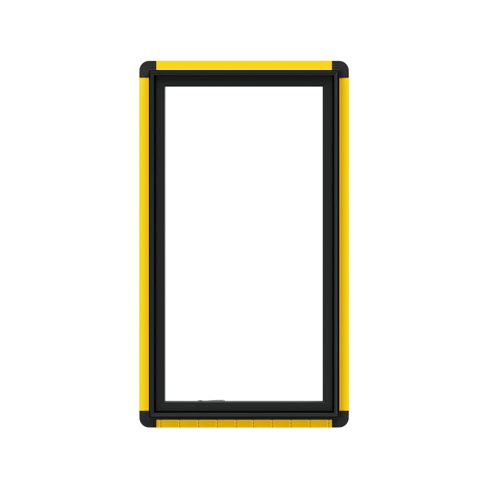 Pella Lifestyle Steady Set 29-in x 59-in x Black Left-Handed Wood Casement Window Annealed Glass #1000012957