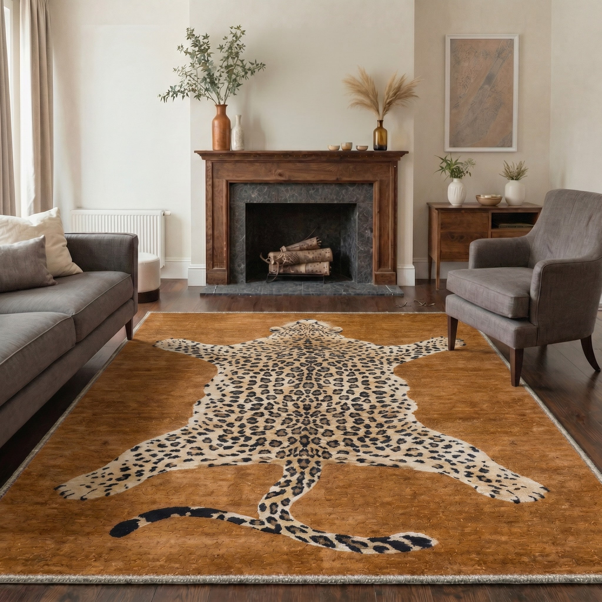 BAVNI ARN1766-BROWN-3X5 rugs - View #4