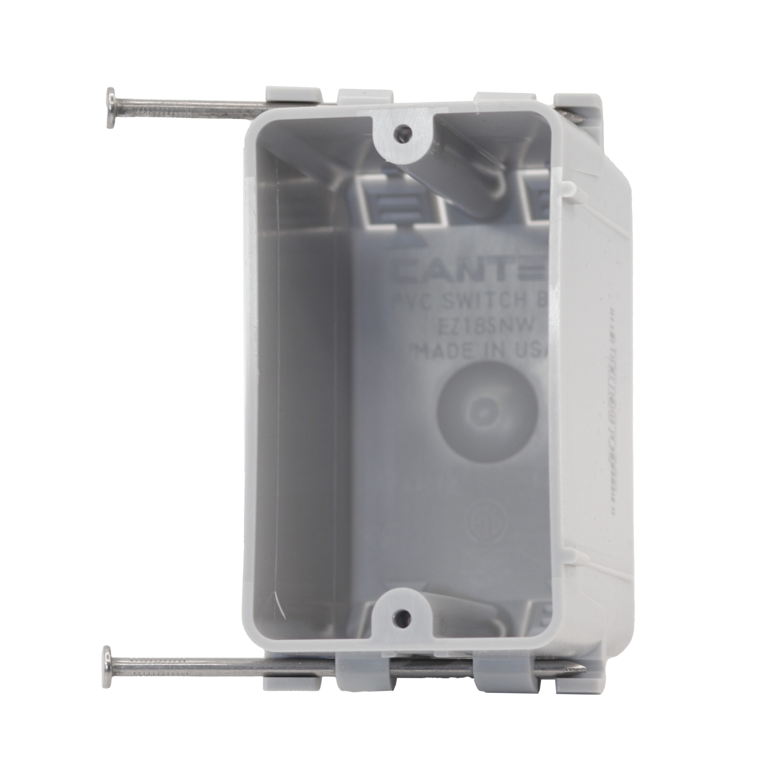CANTEX 1 -Gang PVC New work Switch/Outlet Electrical Box