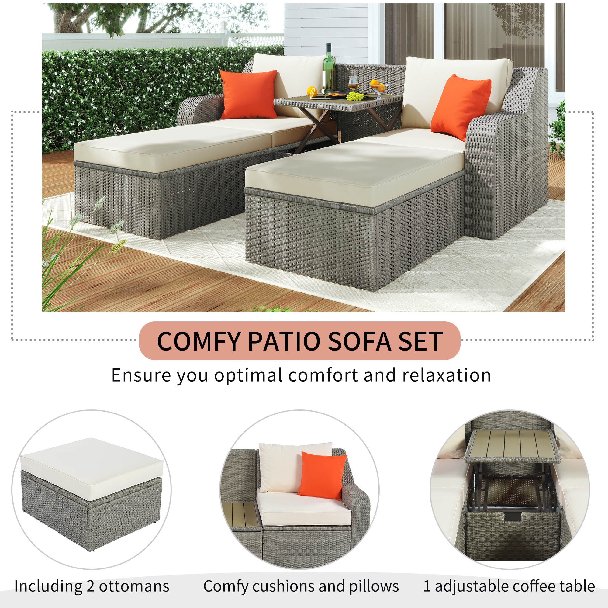 Bayfeve BFUS-277AA Patio-Conversation-Sets - View #4