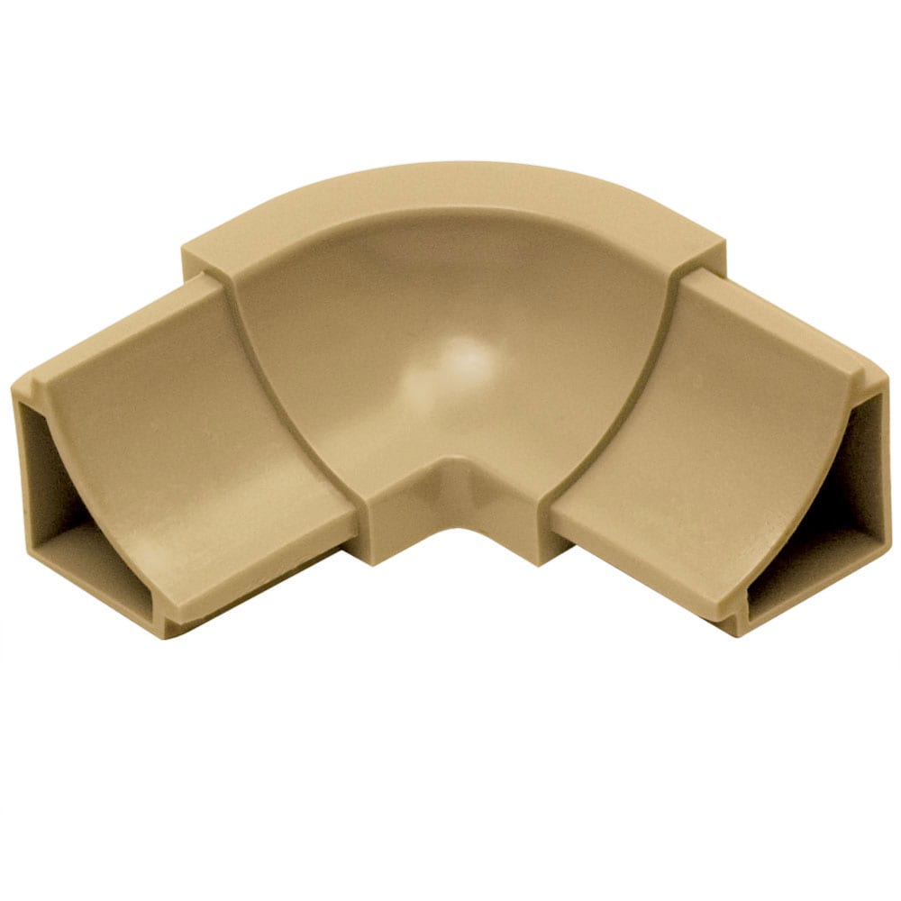 Schluter Systems I/HKW3R18/HB Dilex-HKW 1-in W x 2-in L Light beige PVC Inside corner Tile Edge Trim