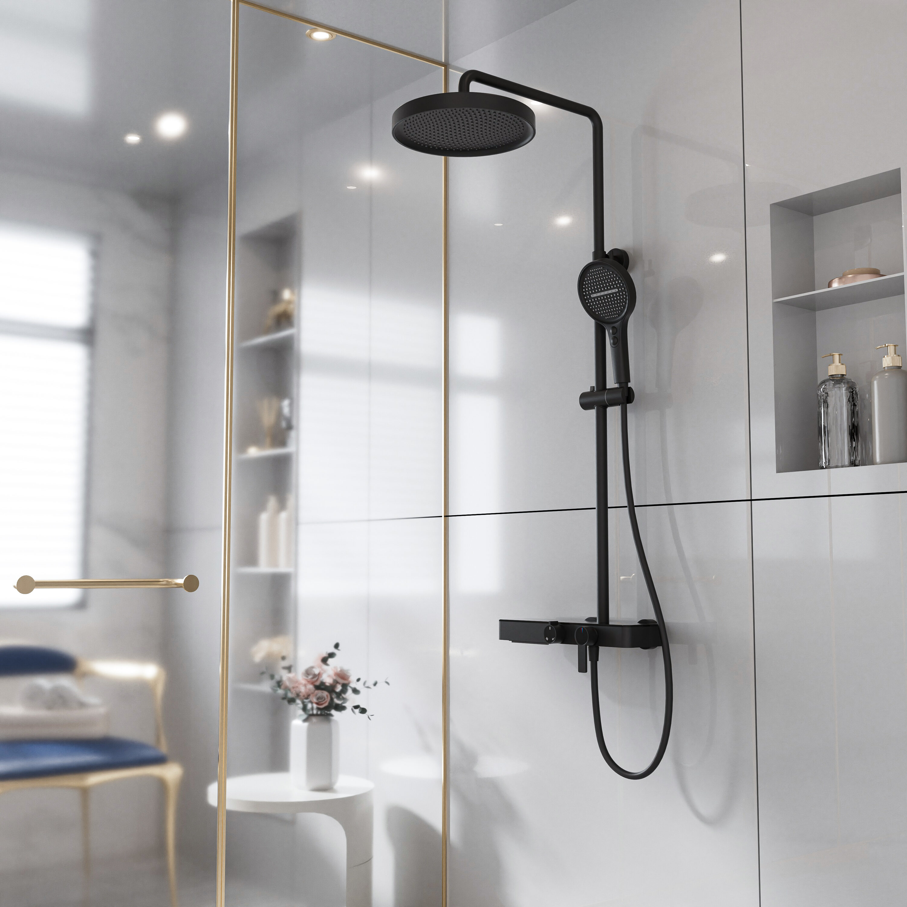 MODLAND MDL1SS32MB6 Showerhead-Bar-Panels - View #2