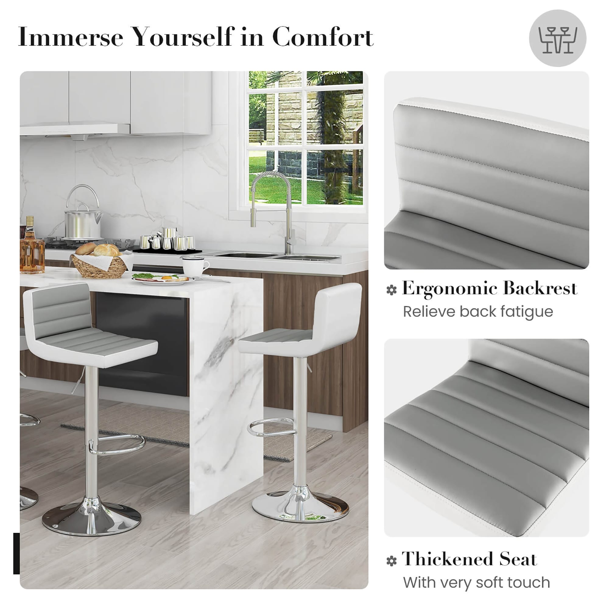 Costway SXL00003 stools - View #3