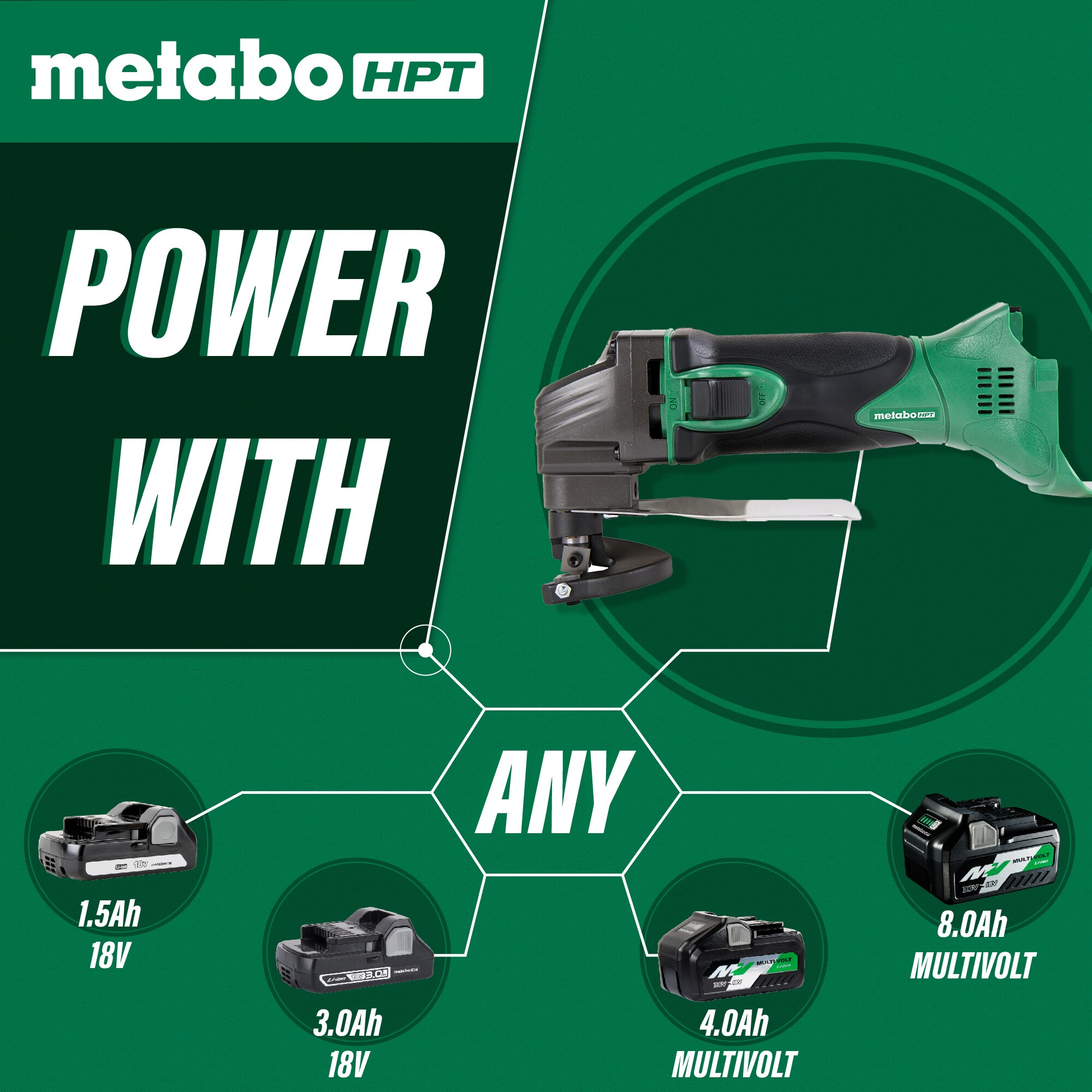 Metabo HPT CE18DSLQ4M Cordless-Shears - View #7