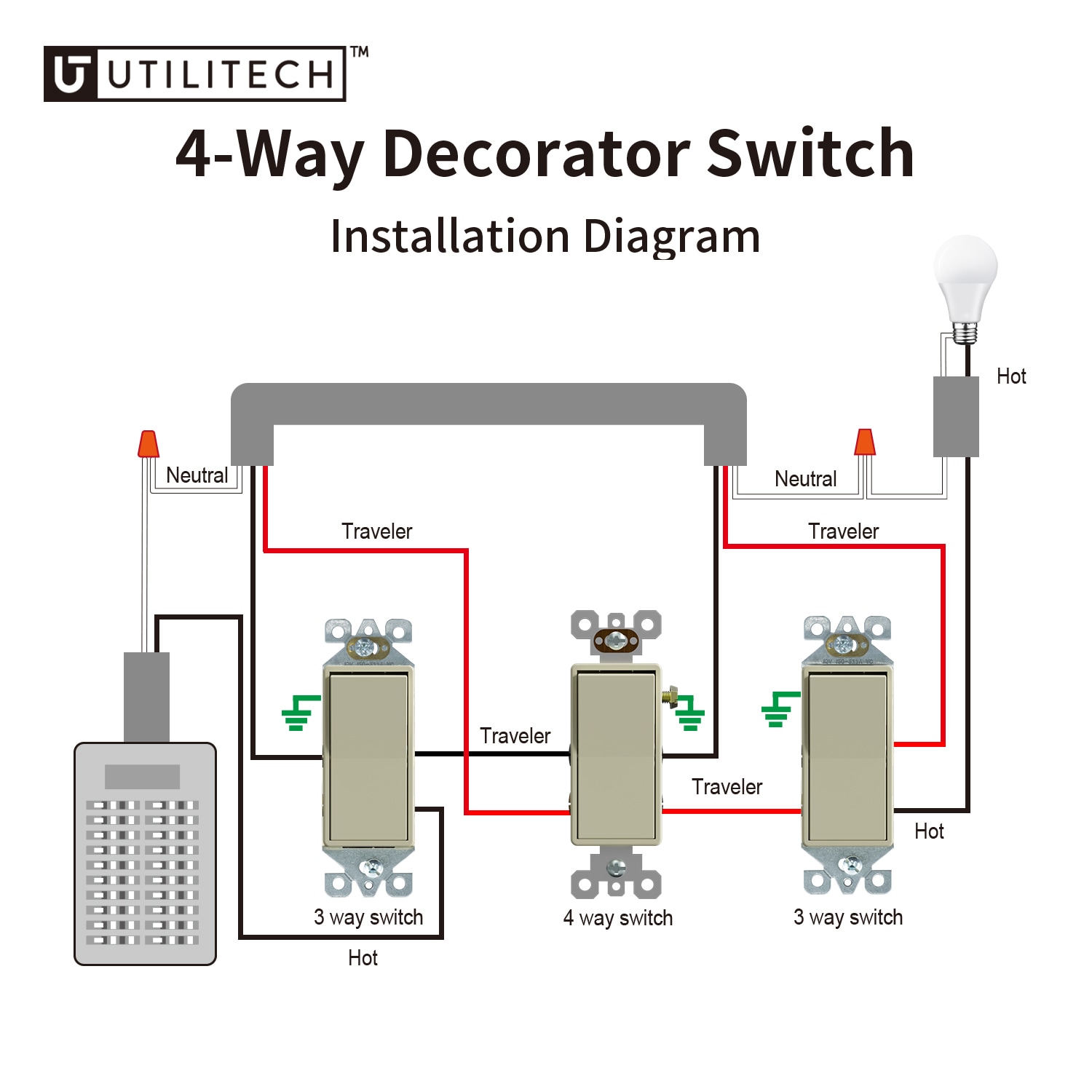 Utilitech 1006S-IV10 Lighting-Controls - View #5