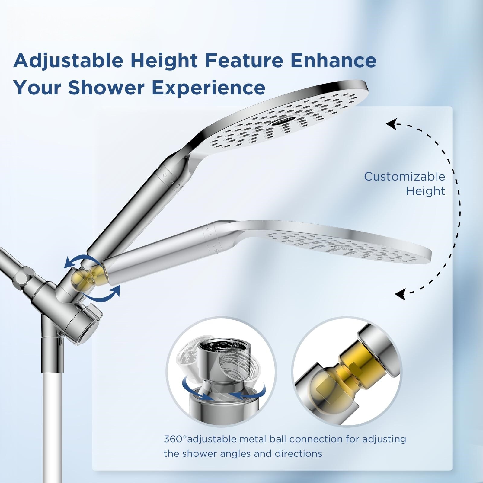 Numhew NHBEN33539 Showerhead-Bar-Panels - View #3