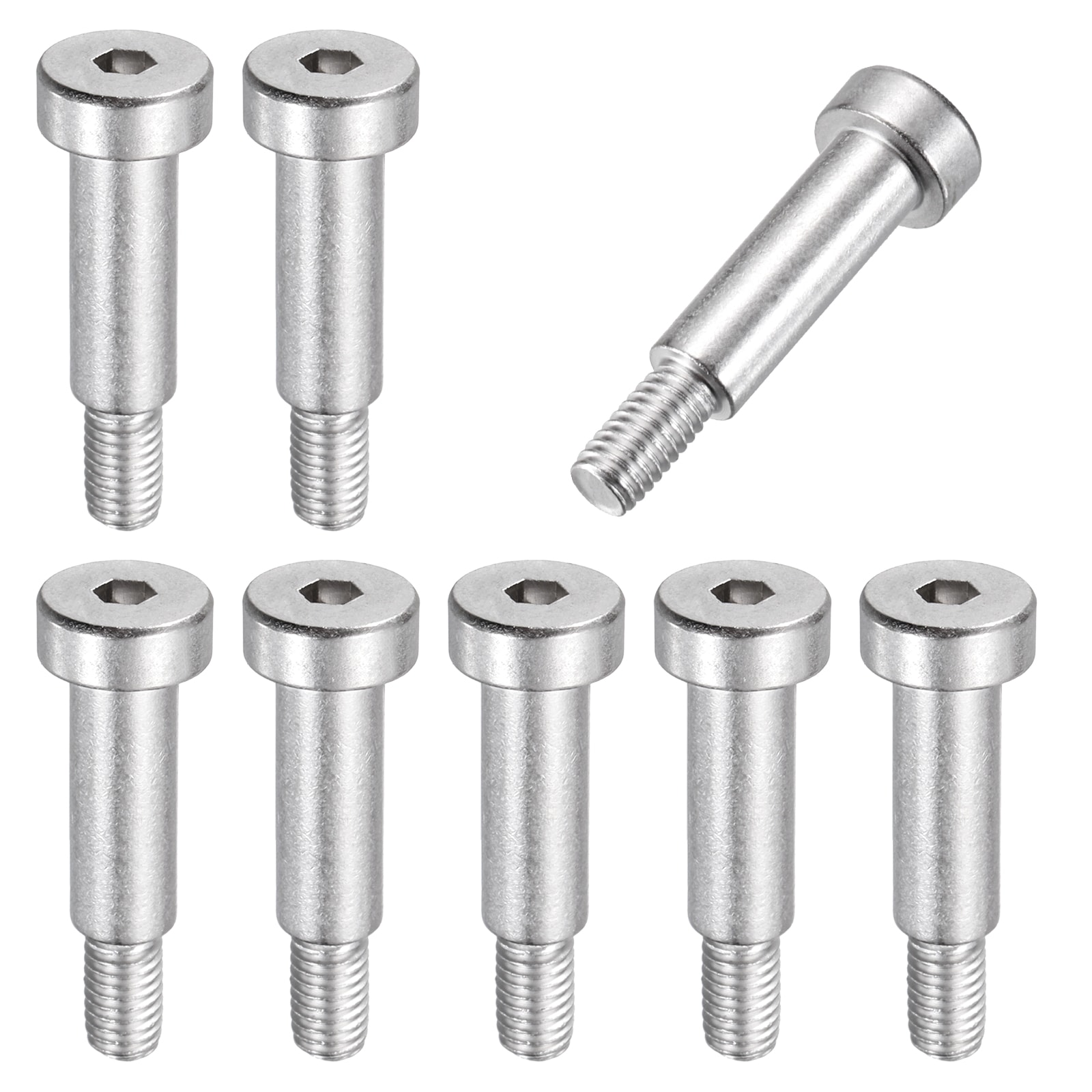 Unique Bargains 8pcs 304 Stainless Steel Shoulder Bolt 8mm Shoulder Dia ...
