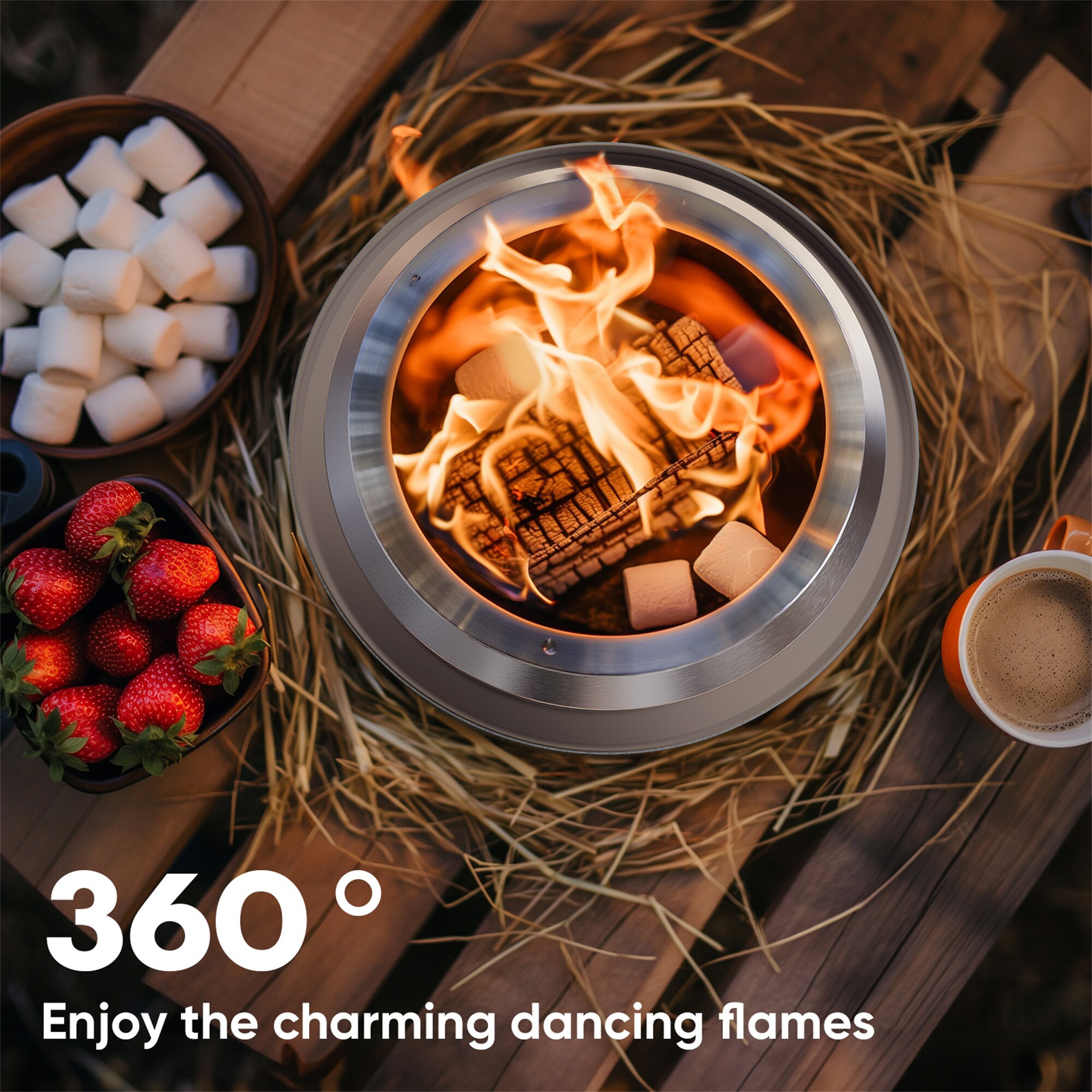 BABOOM BOM-3458240-OR Outdoor-Woodburning-Firepits - View #5