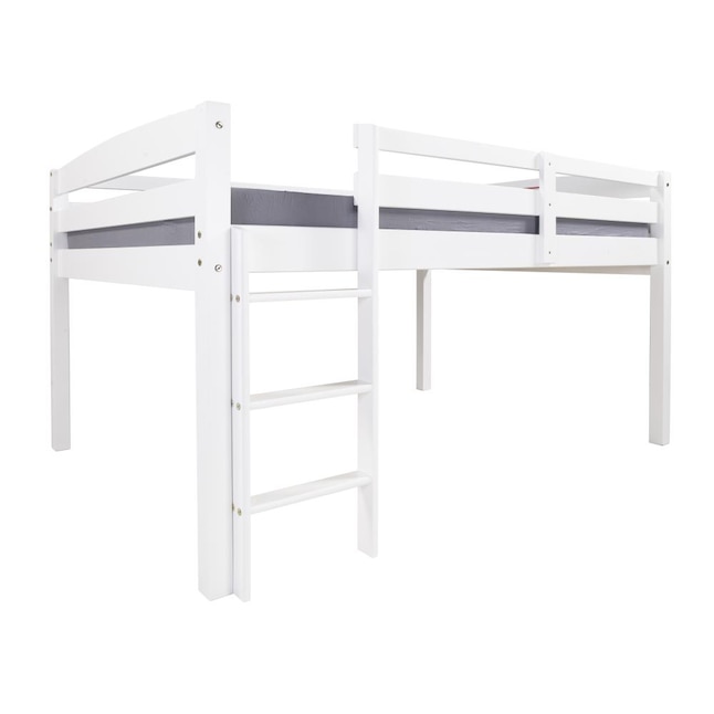 Camaflexi Tribeca White Full Loft Bunk Bed in the Bunk Beds department ...