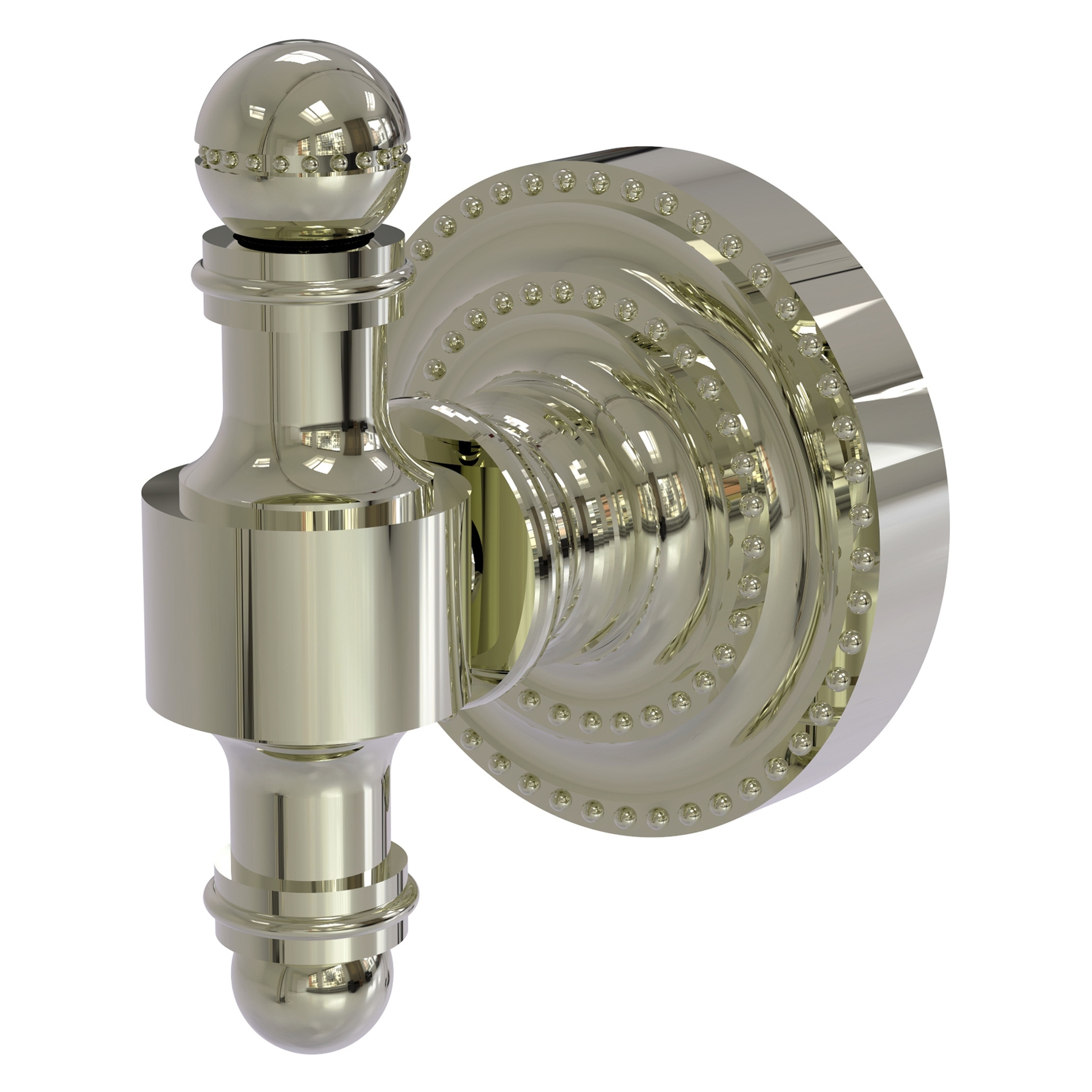 Allied Brass RD-20-PNI Retro Dot Polished Nickel Single -Hook Wall mount Towel Hook