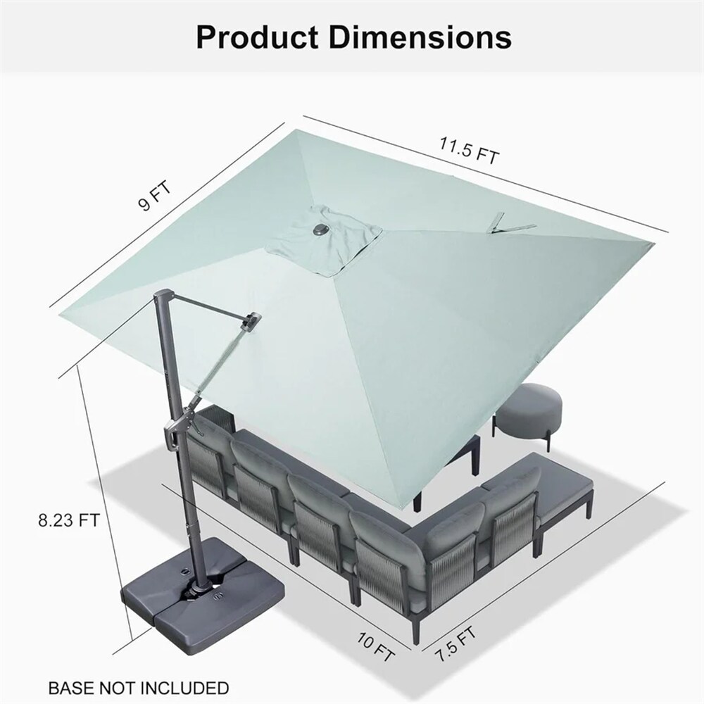 PURPLE LEAF LS05ALFRC0911-DG Umbrellas-2 - View #2