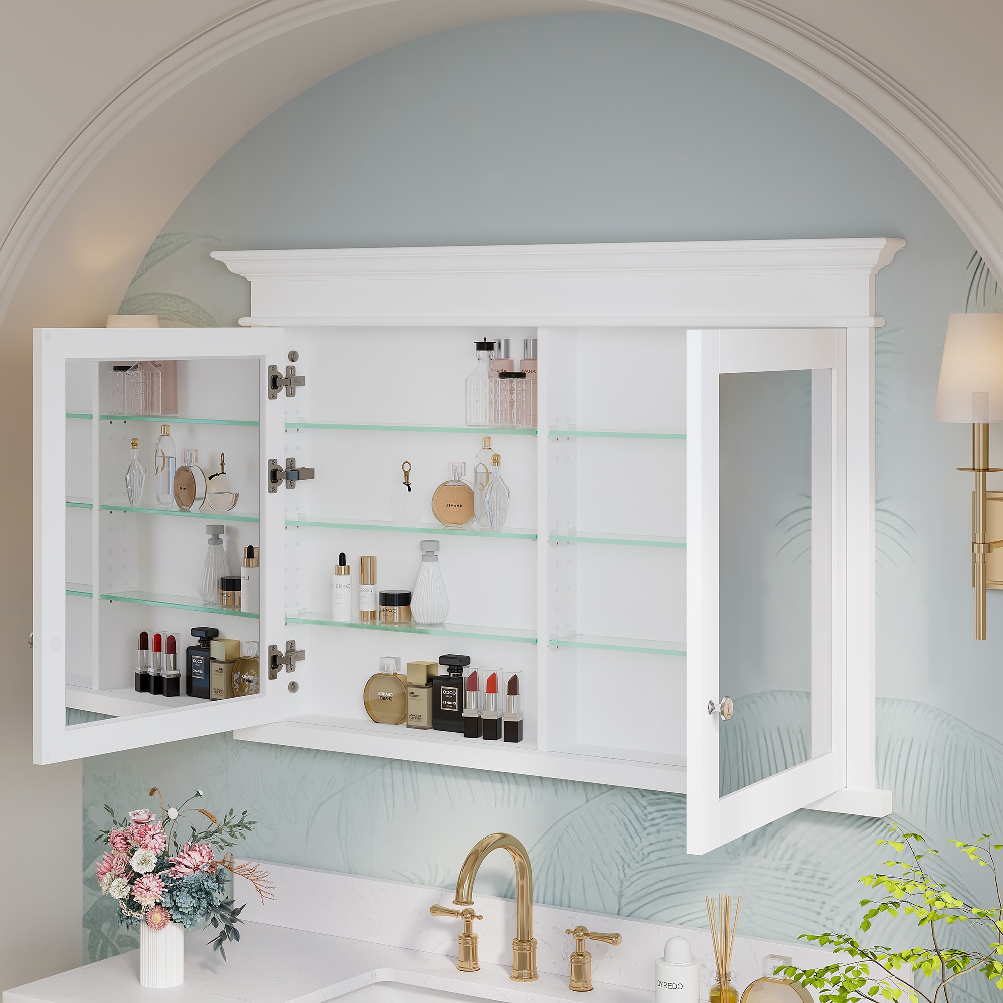 Forclover FMD4832B-WT Bathroom-Medicine-Cabinets - View #6