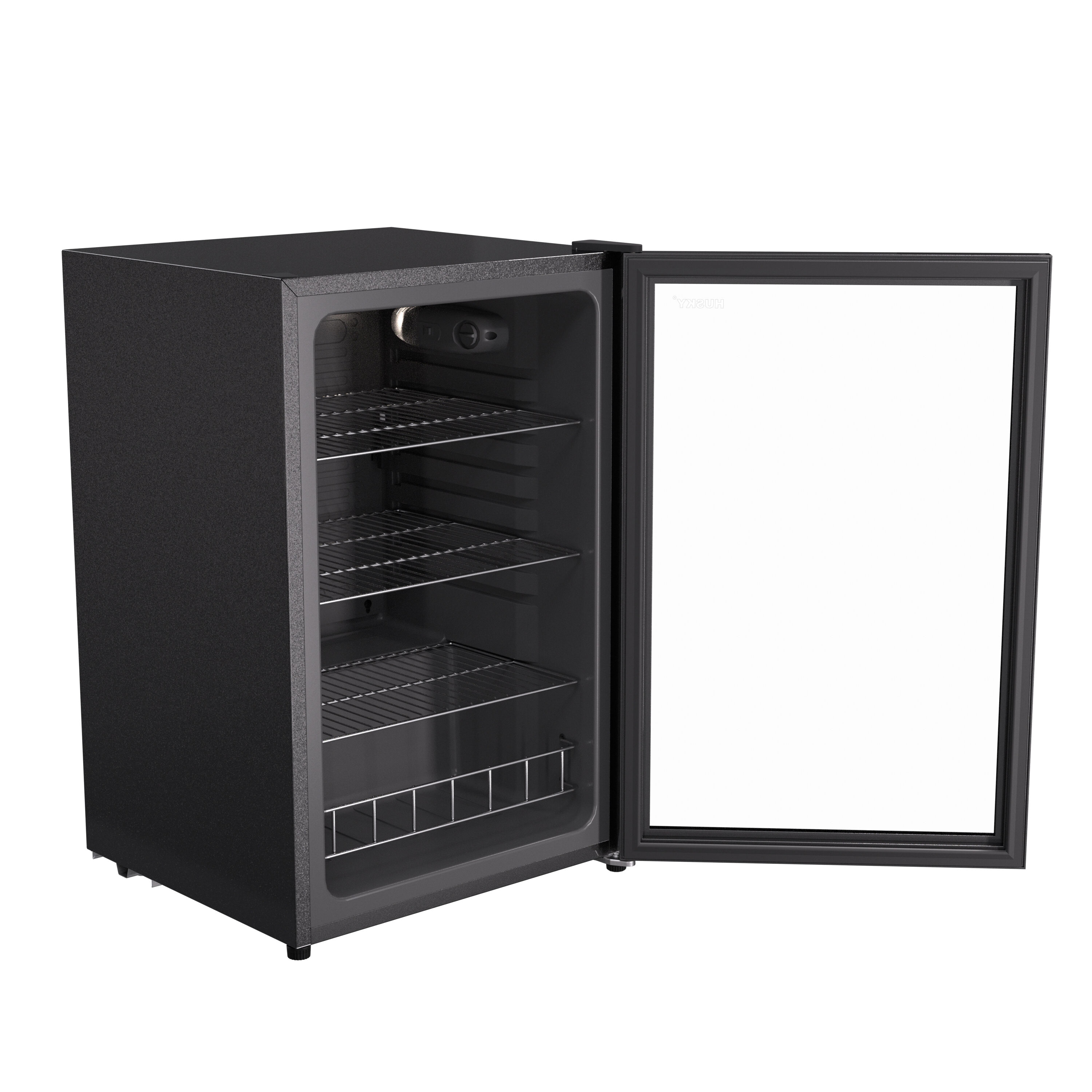 Black+decker BCRK32V 3.2 Cu ft Compact Refrigerator with Freezer, Silver VCM