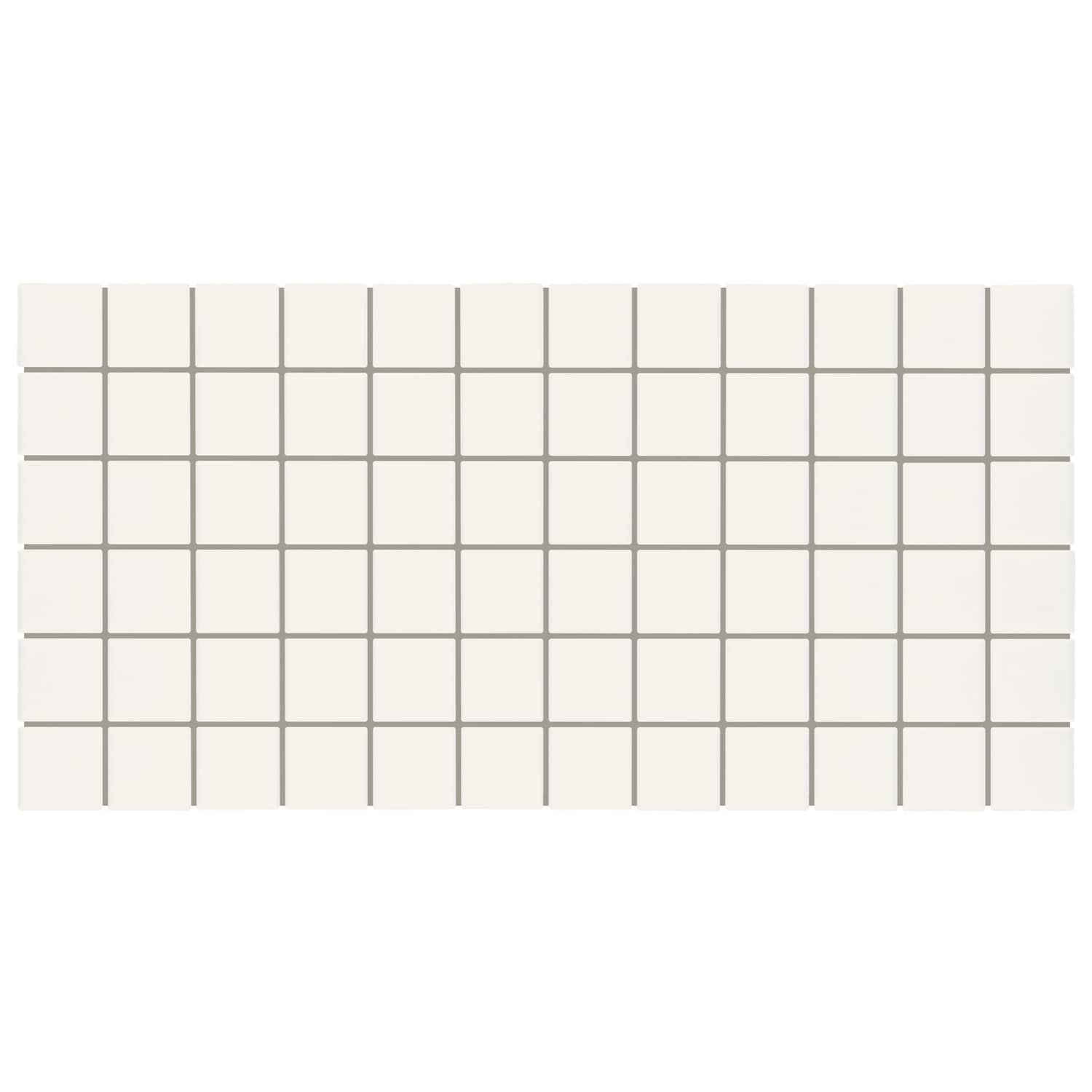 American Olean Set of 12 Glossy White Ceramic Tiles for Arts & Crafts