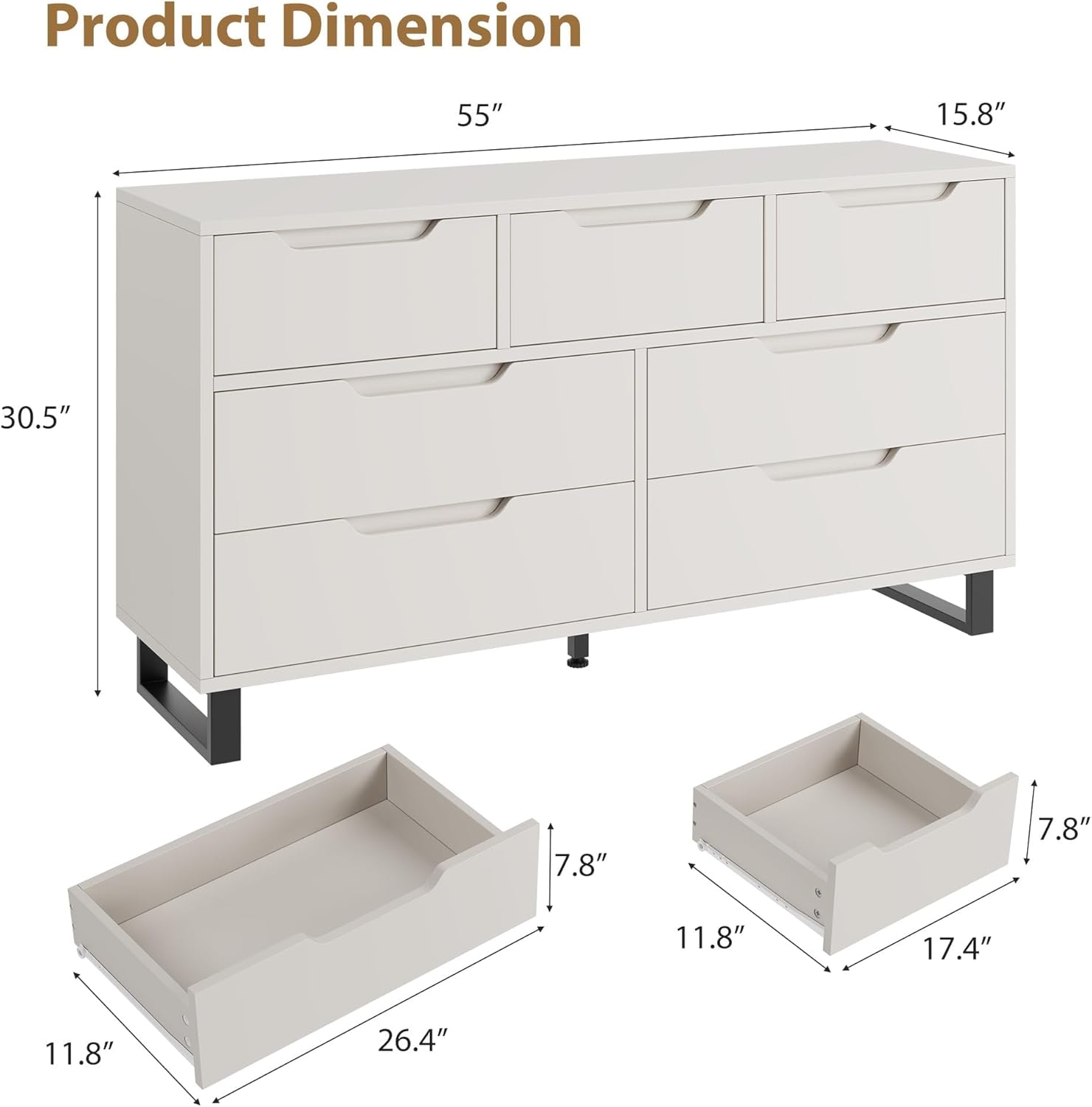 Garvee XSN-PHK-33XKGITA dressers - View #2