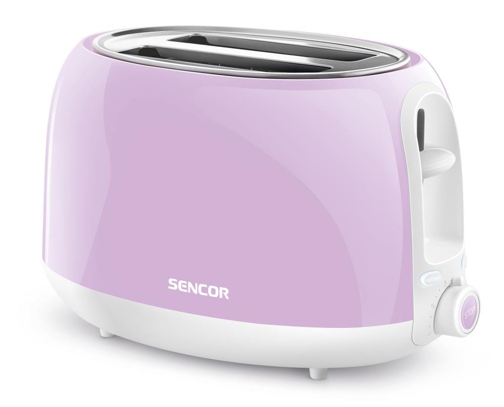 Sencor 2-Slice Purple 800-Watt Toaster at