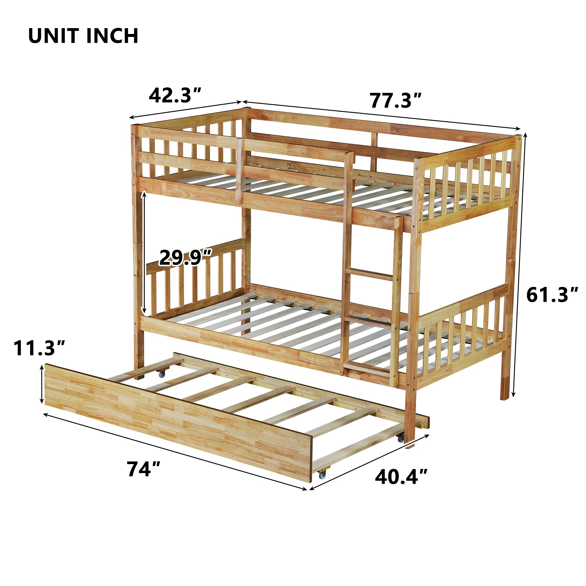 SINOFURN SYD330017BK Bunk-Beds - View #11