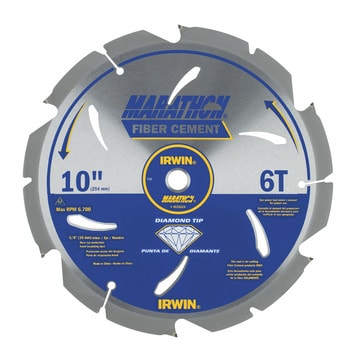 IRWIN 10-in 6-Tooth Diamond Concrete Saw Blade in the Circular Saw Blades  department at