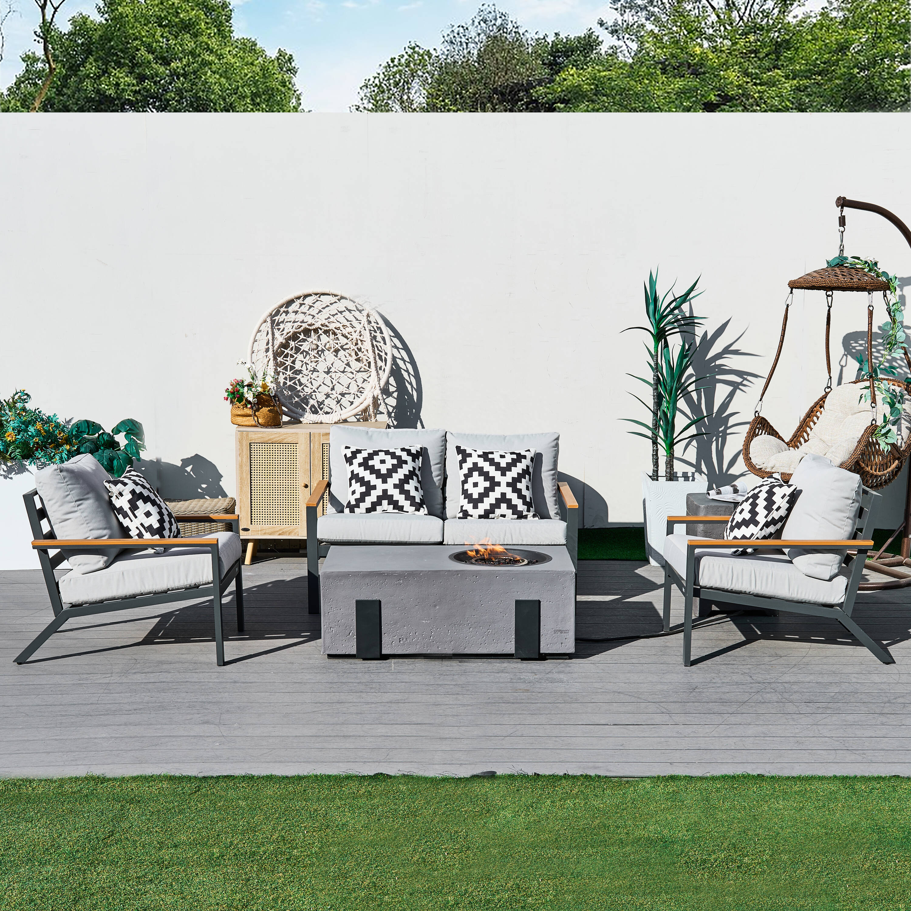 Direct Wicker DWS-2481LS2SC&2355G Patio-Conversation-Sets - View #5