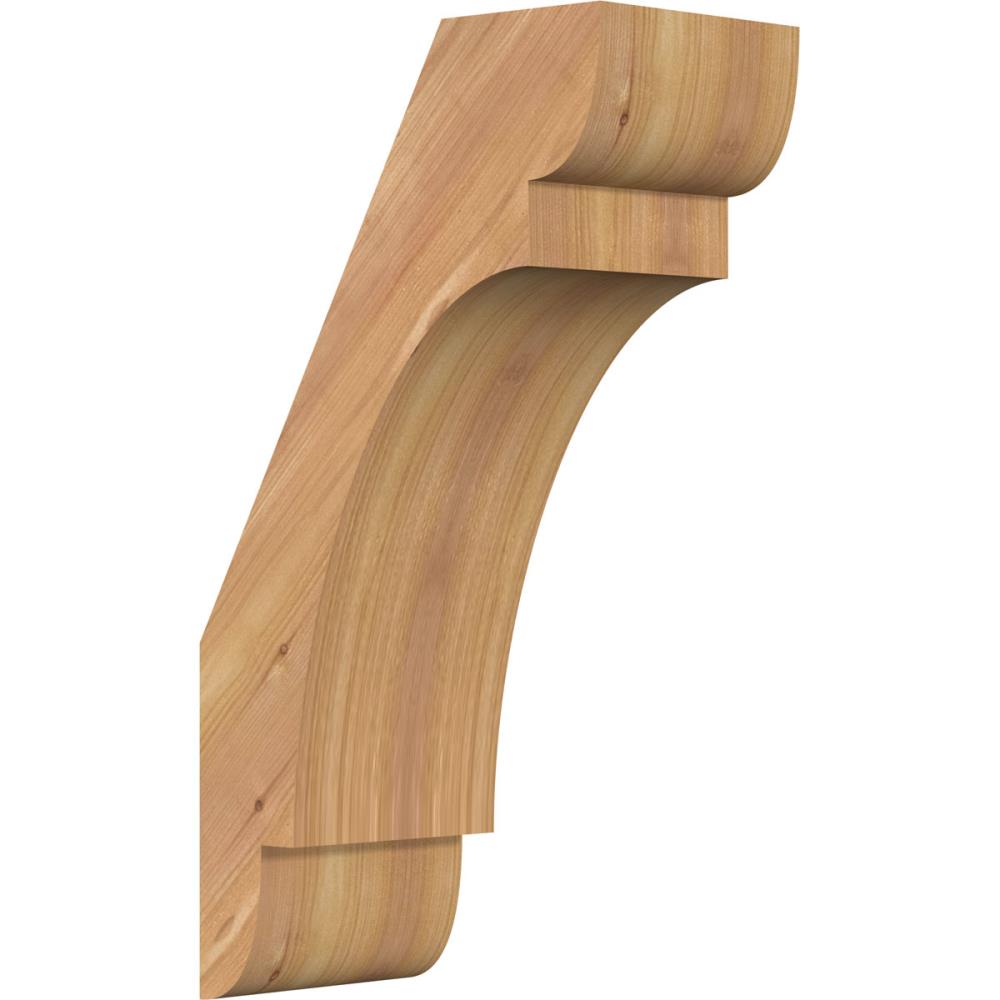 Ekena Millwork BRC06X10X18OLY00SWR 5-1/2-in x 10-in x 18-in Western Red Cedar Unfinished Wood Olympic Smooth Knee Brace