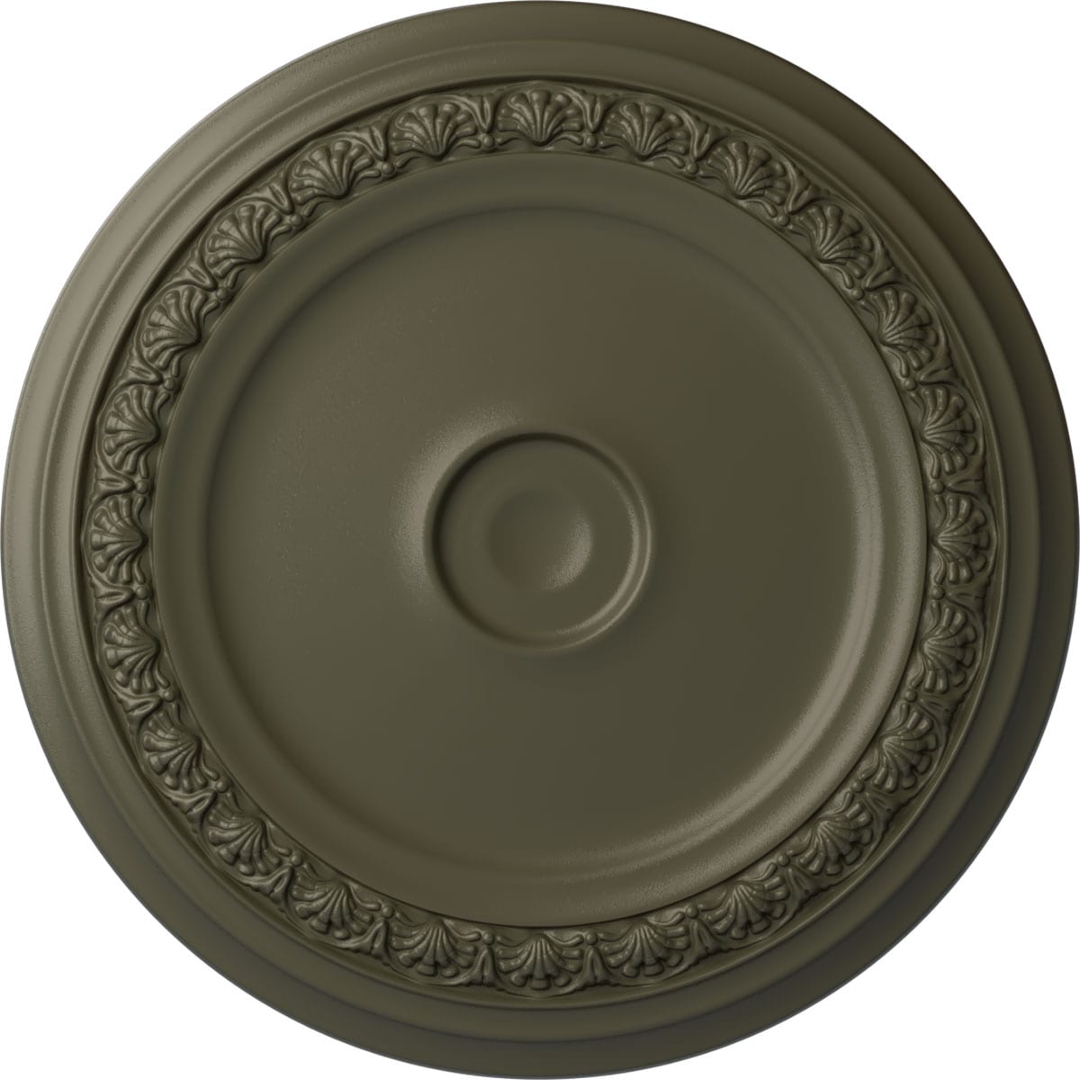 Ekena Millwork CM31CAWHF Carlsbad 31.125-in W x 31.125-in L Painted Witch Hazel Polyurethane Whole Ceiling Medallion