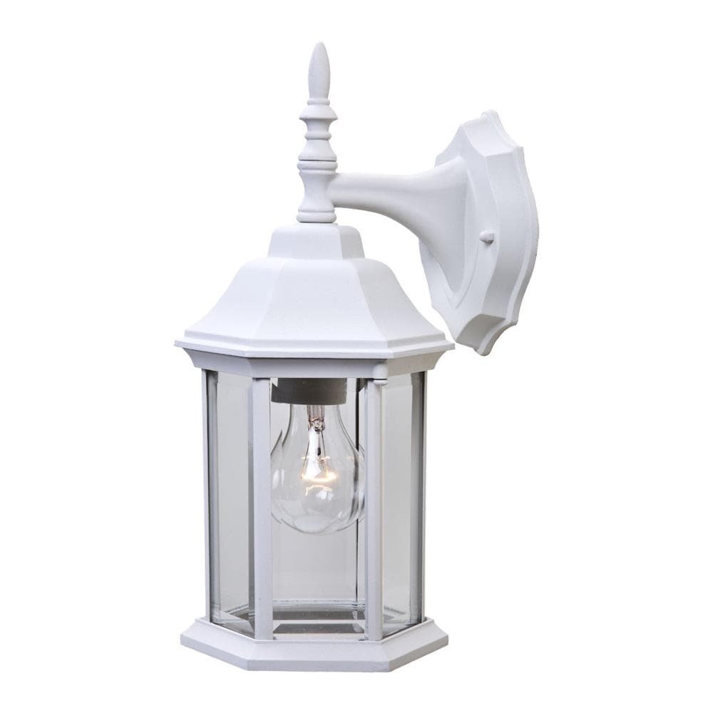 Acclaim Lighting 5182TW Craftsman 2 1 -Light 13-in H White Hardwired Outdoor Wall Light