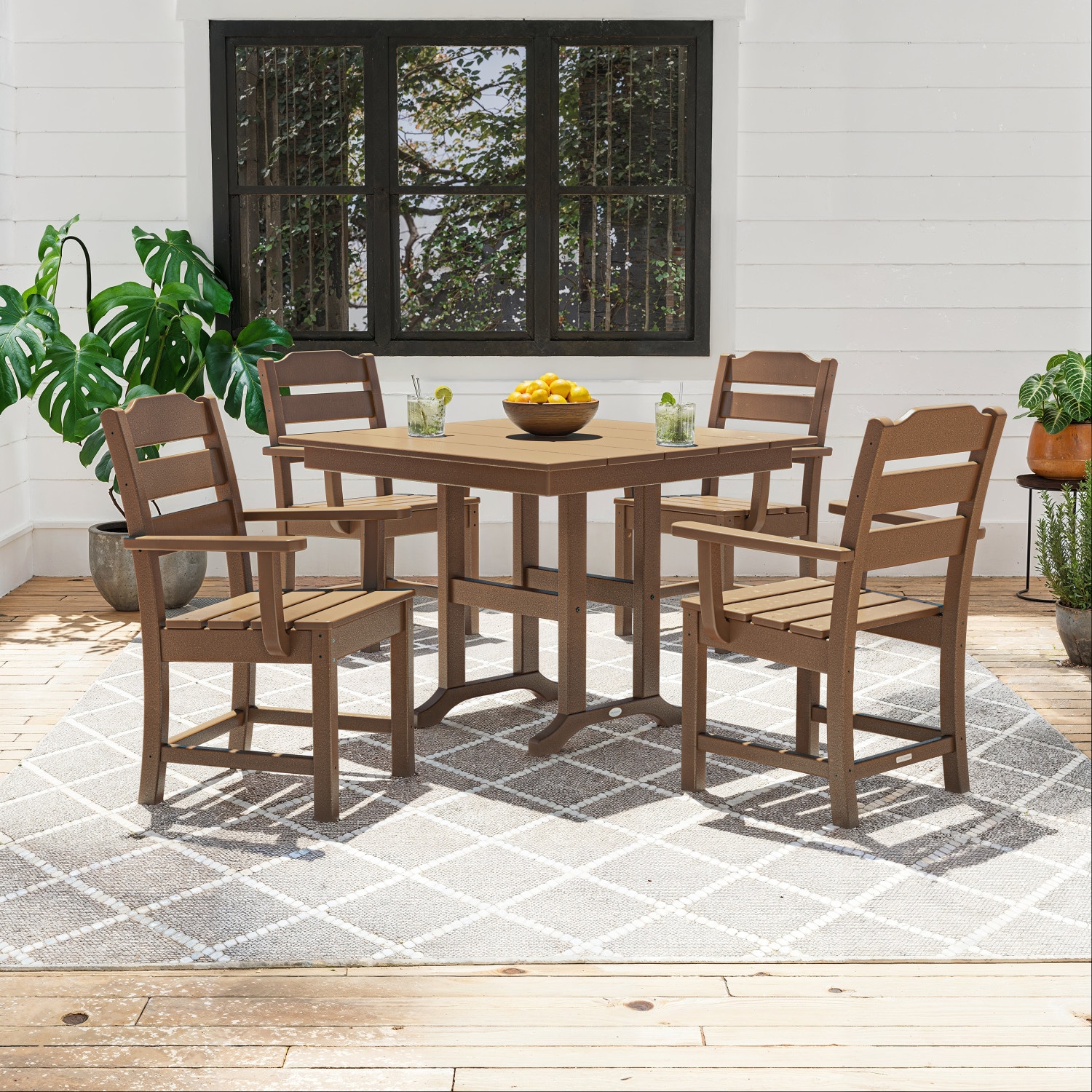 allen + roth by POLYWOOD PWS1956-1-TE Patio-Dining-Sets - View #9