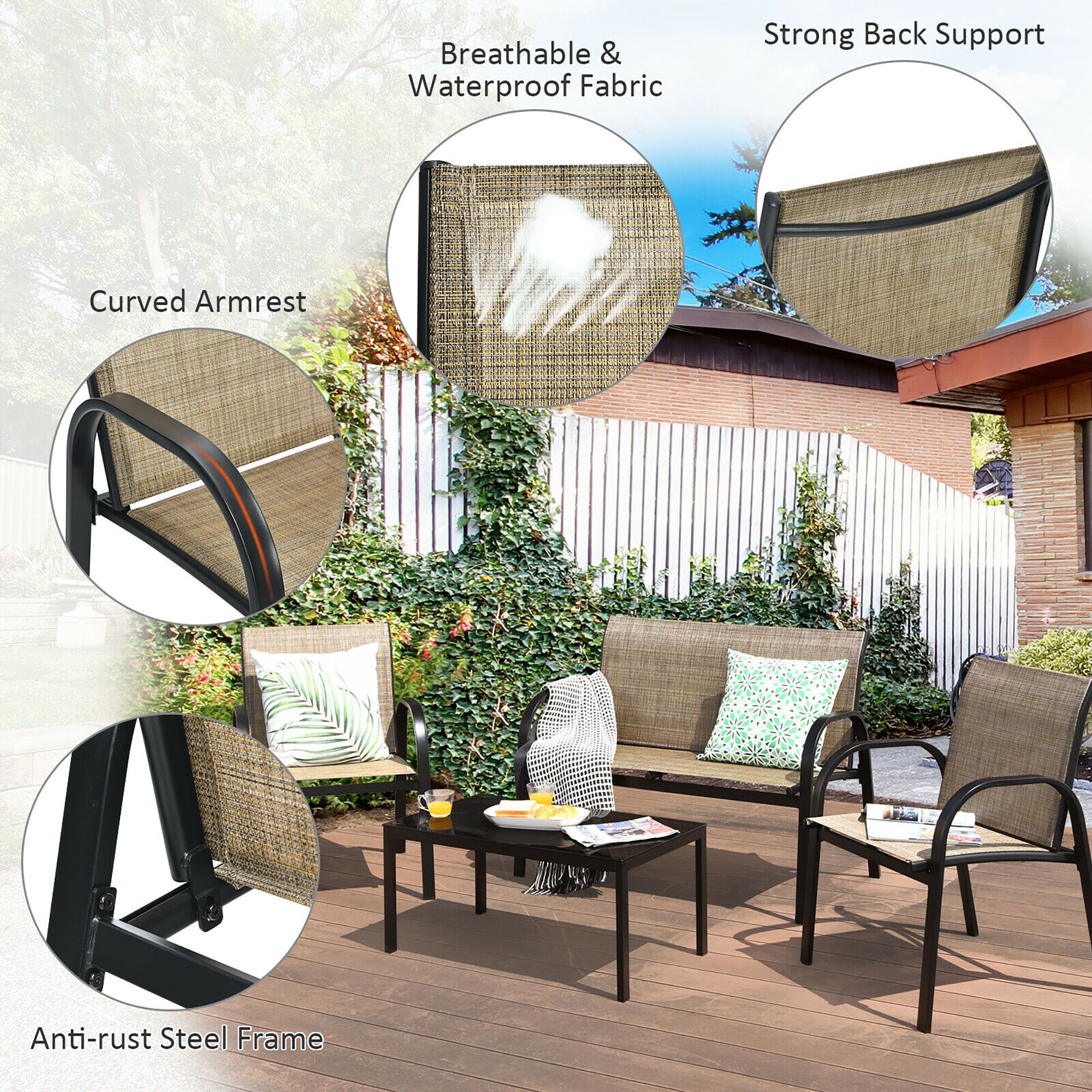 BABOOM BOM-48ZS-CO Patio-Conversation-Sets - View #6