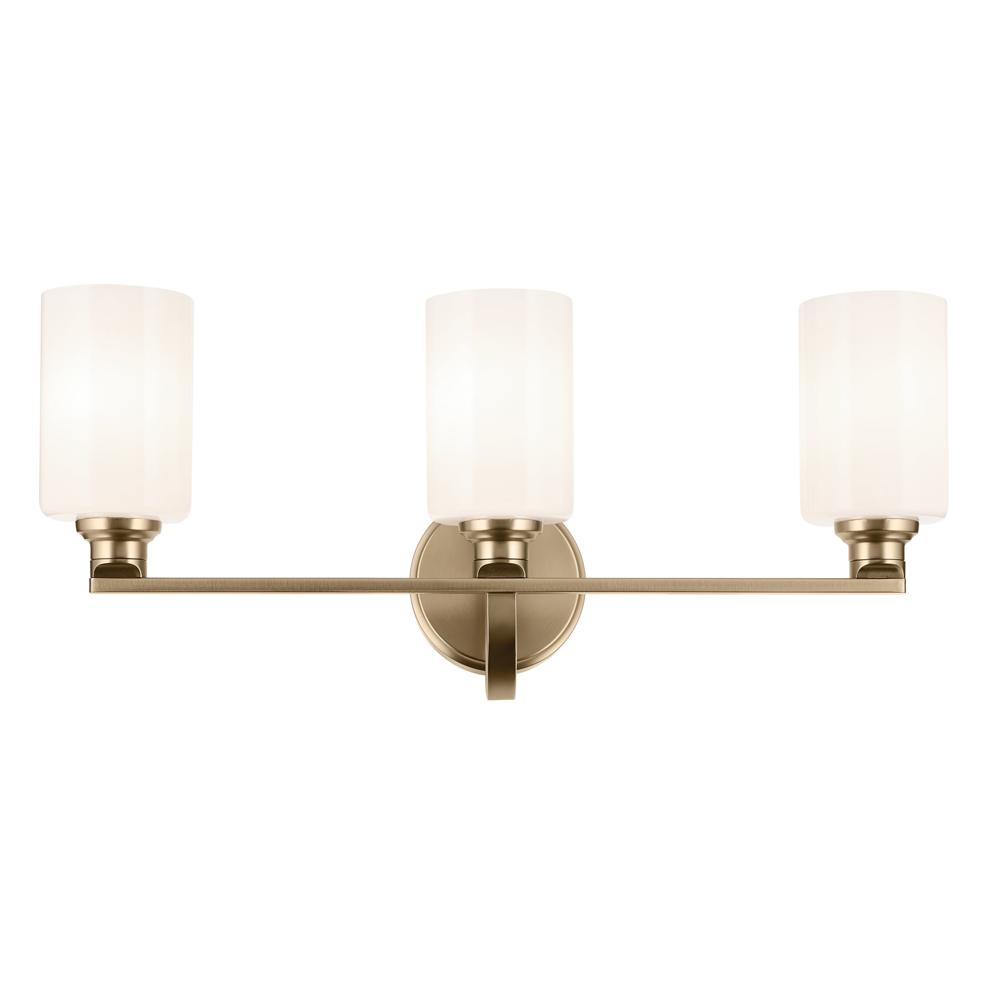 Kichler 55226CPZ Gioe 24.25-in 3 -Light Bronze Modern/contemporary Vanity light