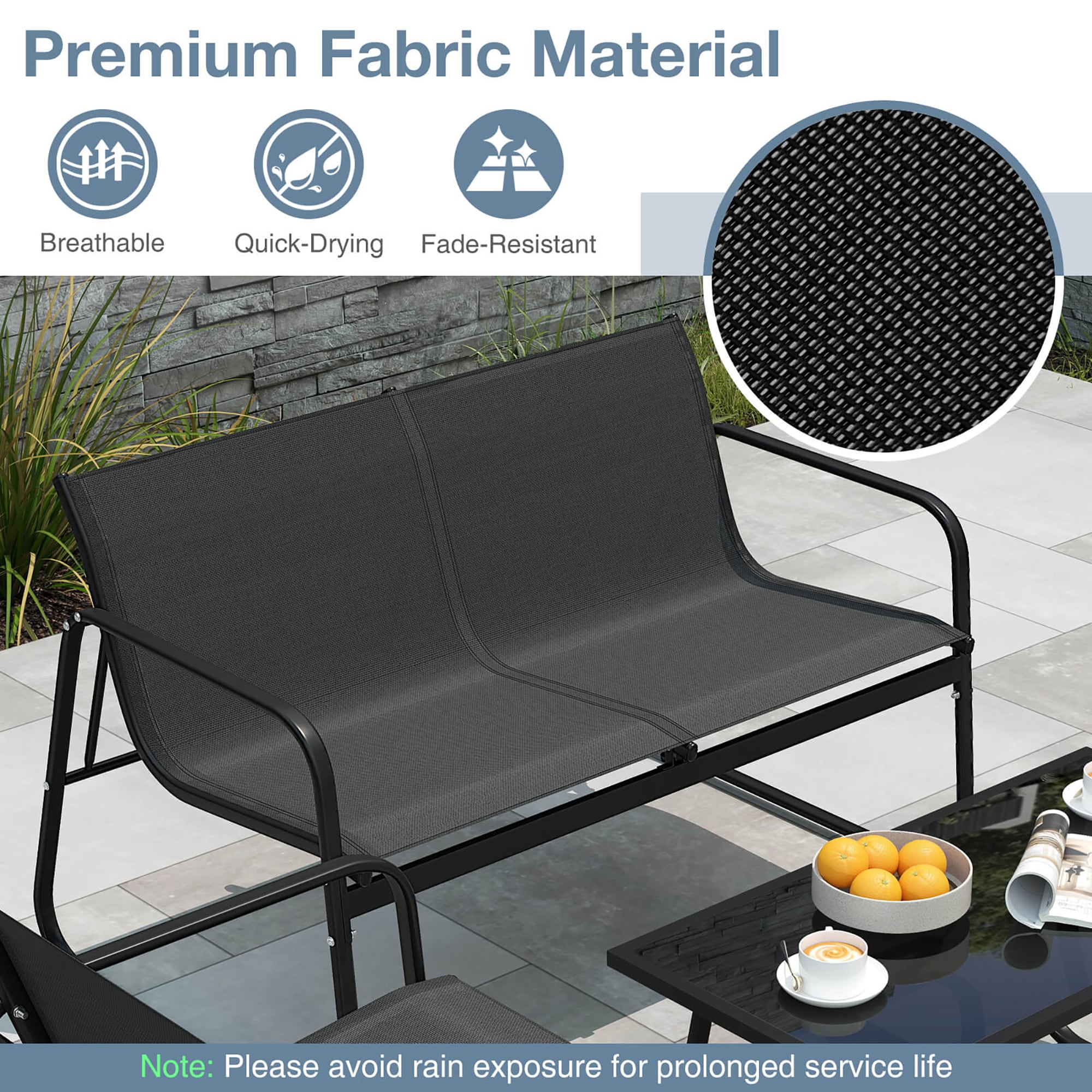 Costway HCST08749 Patio-Conversation-Sets - View #4
