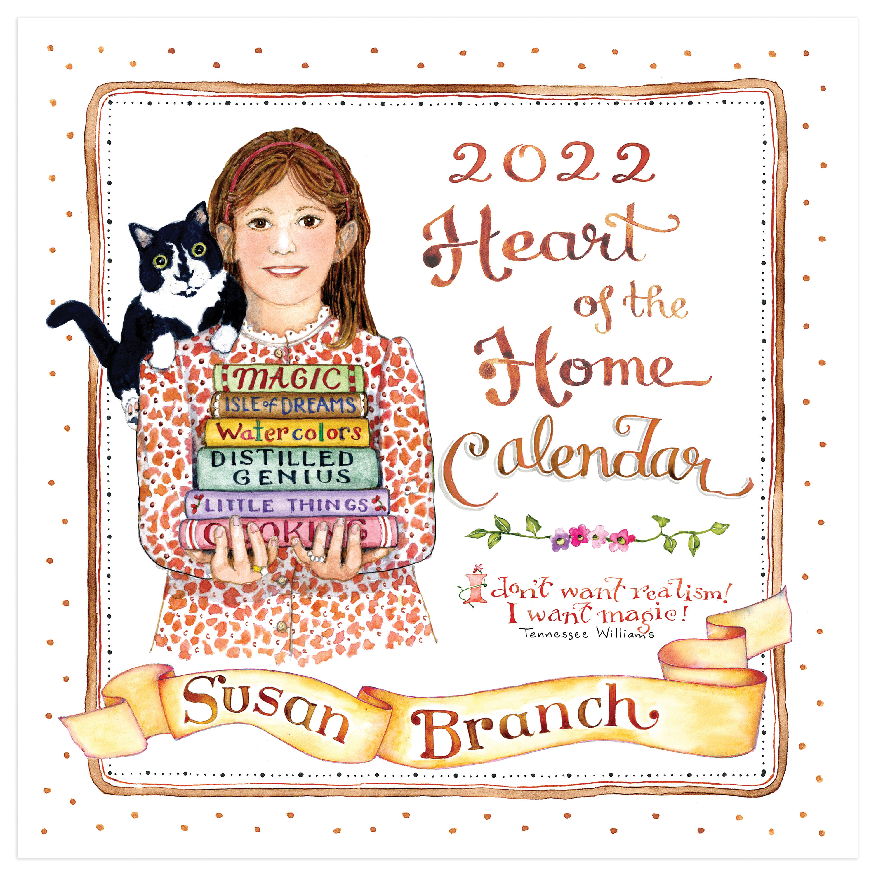 TF Publishing 2022 Susan Branch (Heart of the Home) Wall Calendar in