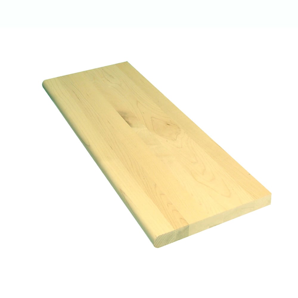 Stairtek BTMA113600050 36-in x 11.5-in x 1-in Natural Maple Bullnose Stair Tread