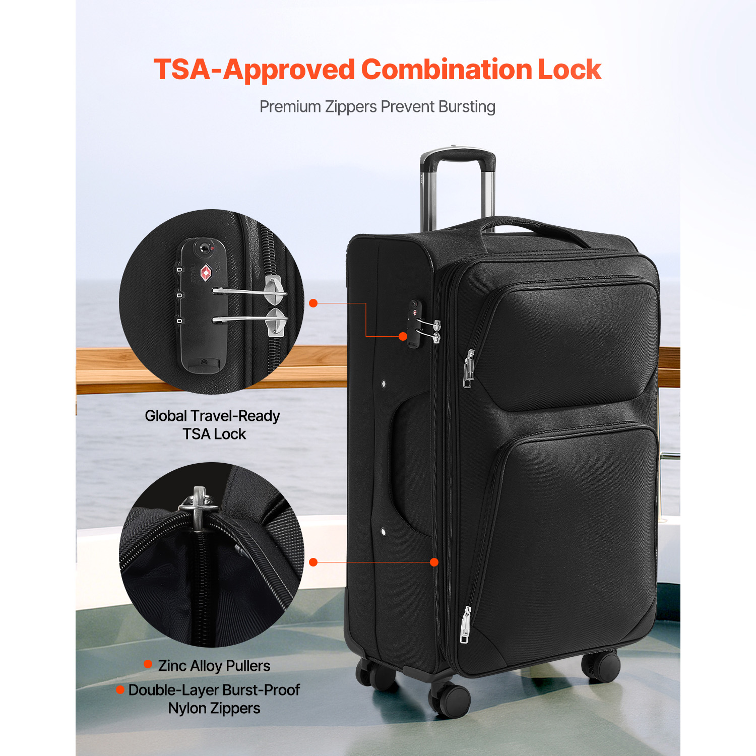 VEVOR SCBYKSTXBYHS07803V0 Luggage-And-Luggage-Sets - View #4