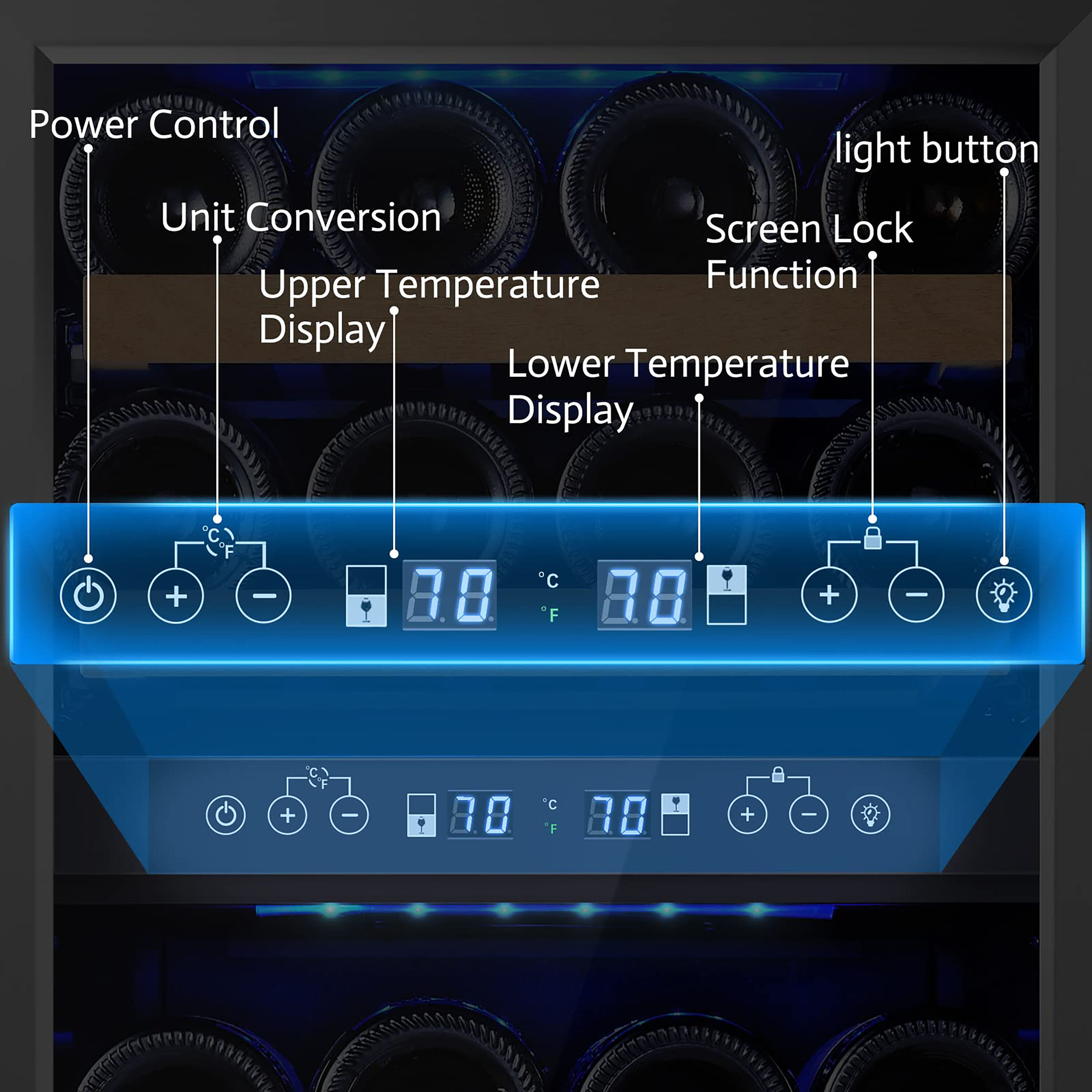  UL-JC-85LSB-B Wine-Chillers - View #5