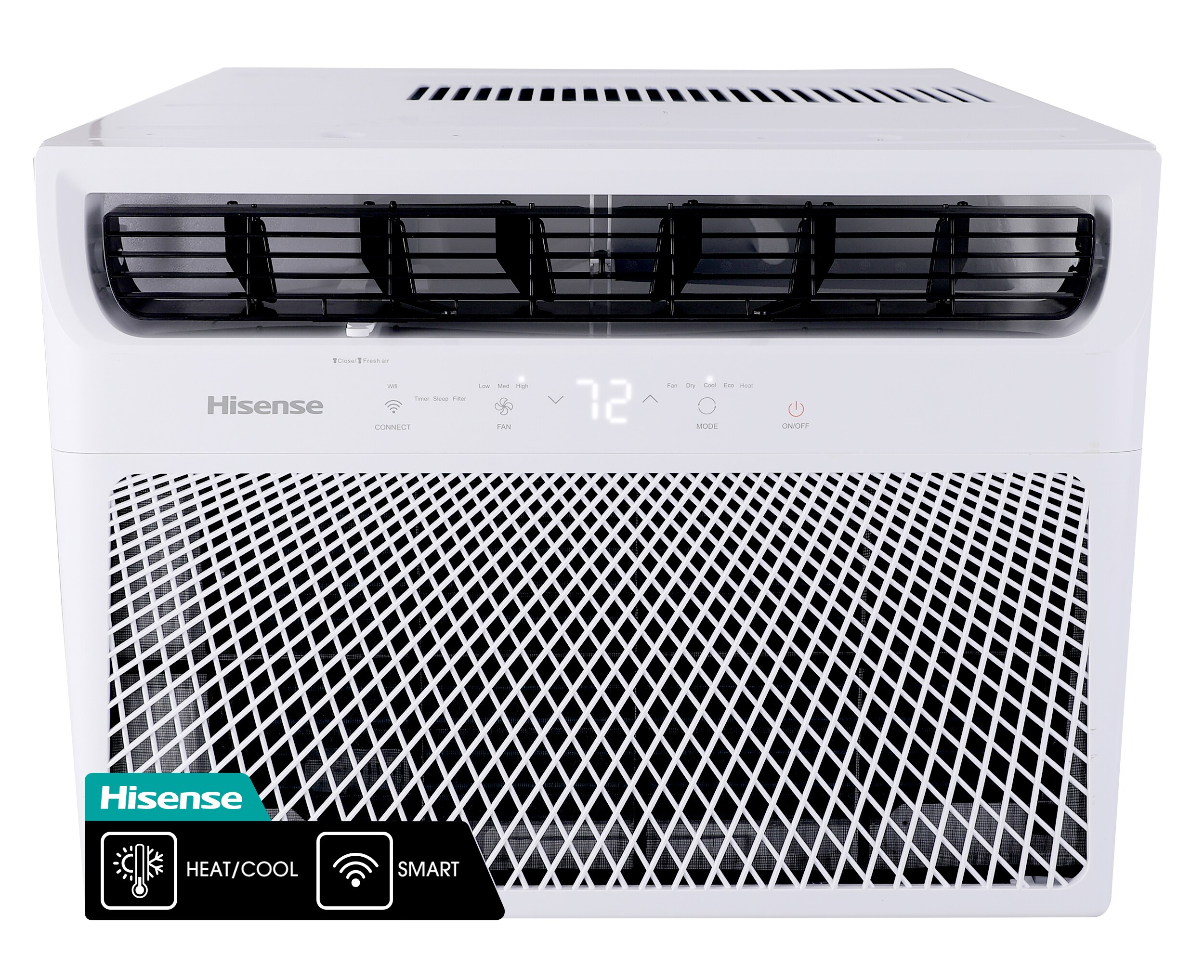 Hisense 350-sq ft Window Air Conditioner with Heater (115-Volt; 8000-BTU) AW0822DR1W Uae Electronic uaeelectronic.com