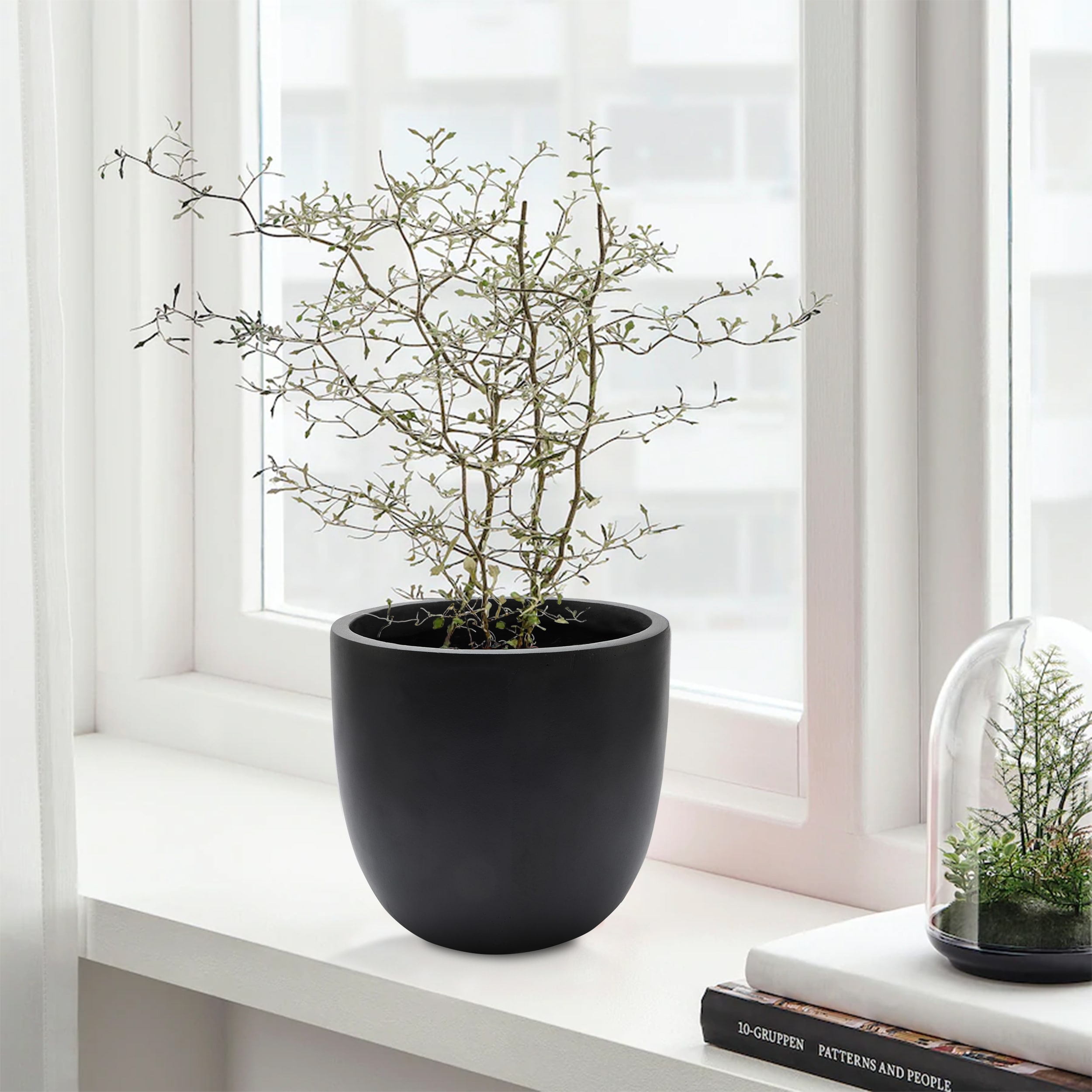 LuxenHome WH033-B Planter-Window-Box - View #2