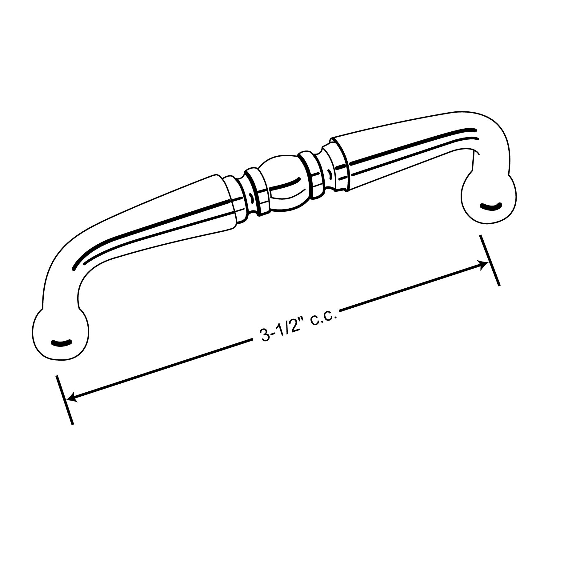 Richelieu BP1451AE Cabinet-Pulls - View #4