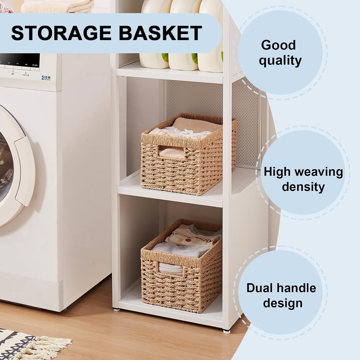 OIAHOMY B0DSHMYWD9 Bins-Baskets - View #5