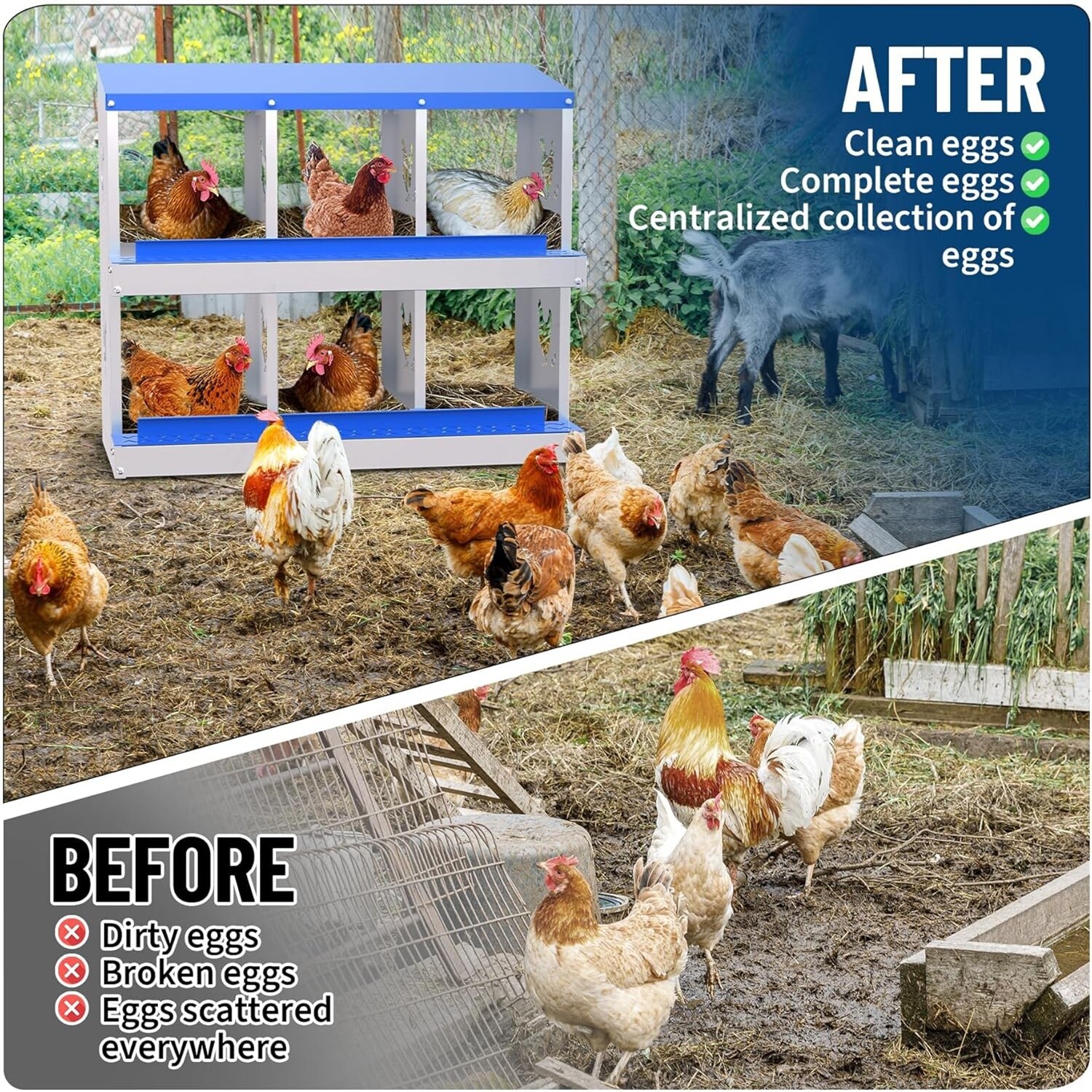 GarveeLife LMYJW-5733 Chicken-Coops-Rabbit-Hutches - View #7