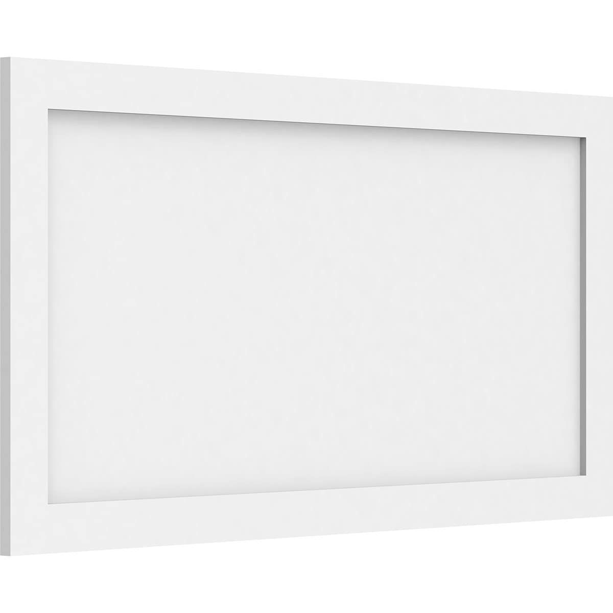 Ekena Millwork 38-in x 20-in Smooth White PVC Fretwork Wall Panel in ...