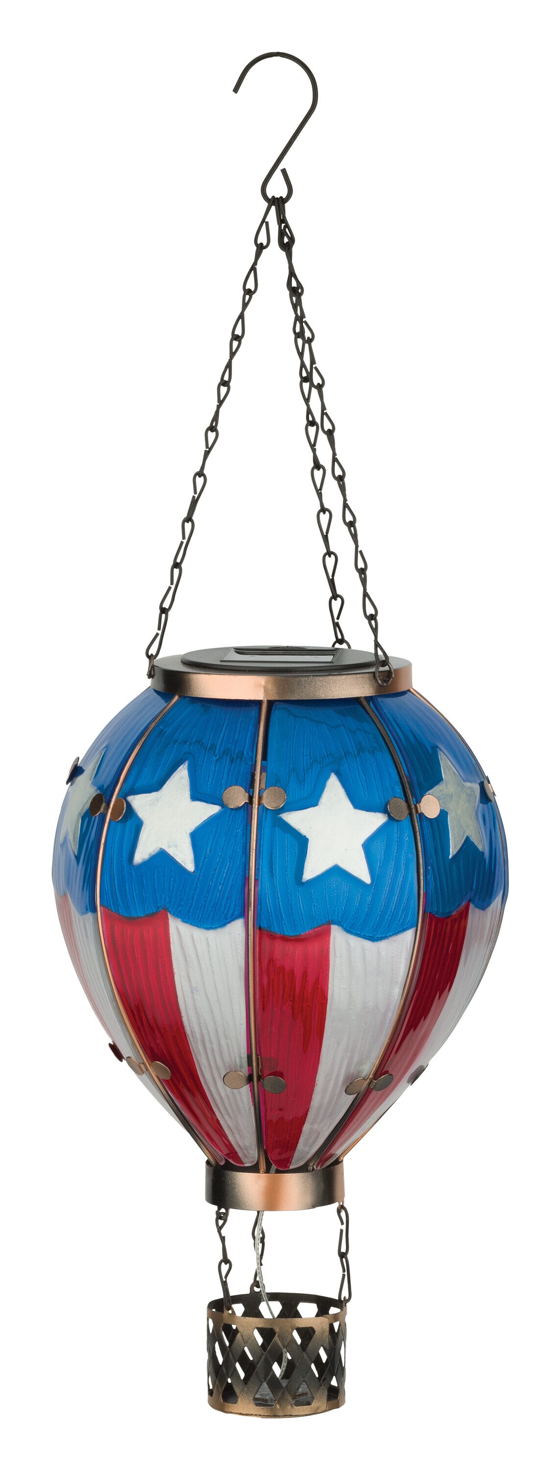 Regal Art & Gift 13830 7.5-in x 23.5-in Multi Metal LED light Outdoor Decorative Lantern