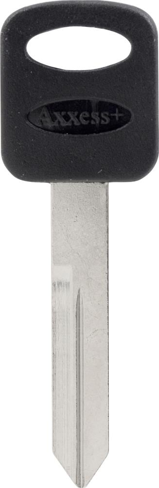 Hillman Black Nickel Plated Brass Automotive Key Blank In The Key Blanks Department At Lowes Com