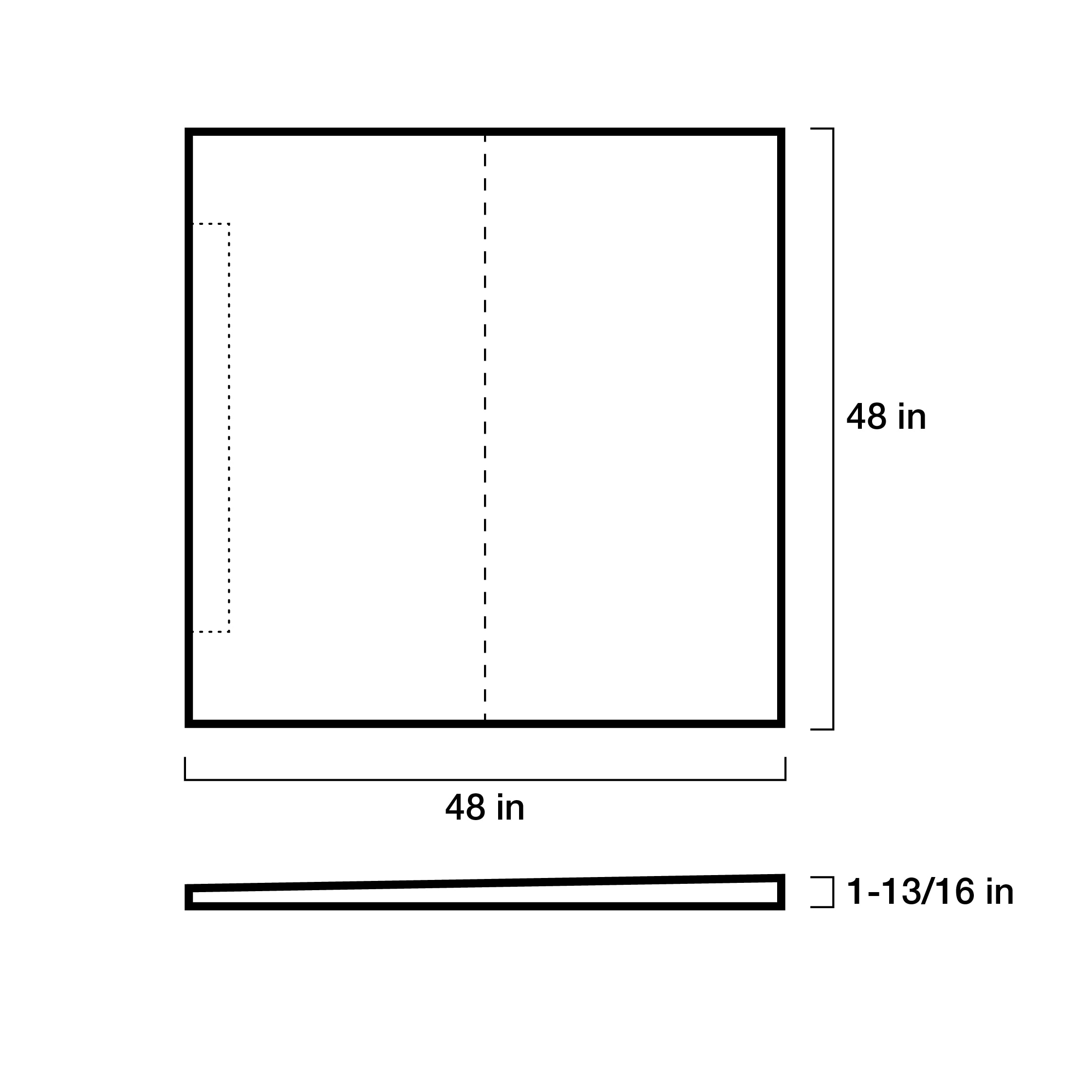 Schluter Systems Kerdi-Shower-Linear-Tray 48-in X 48-in Side at Lowes.com