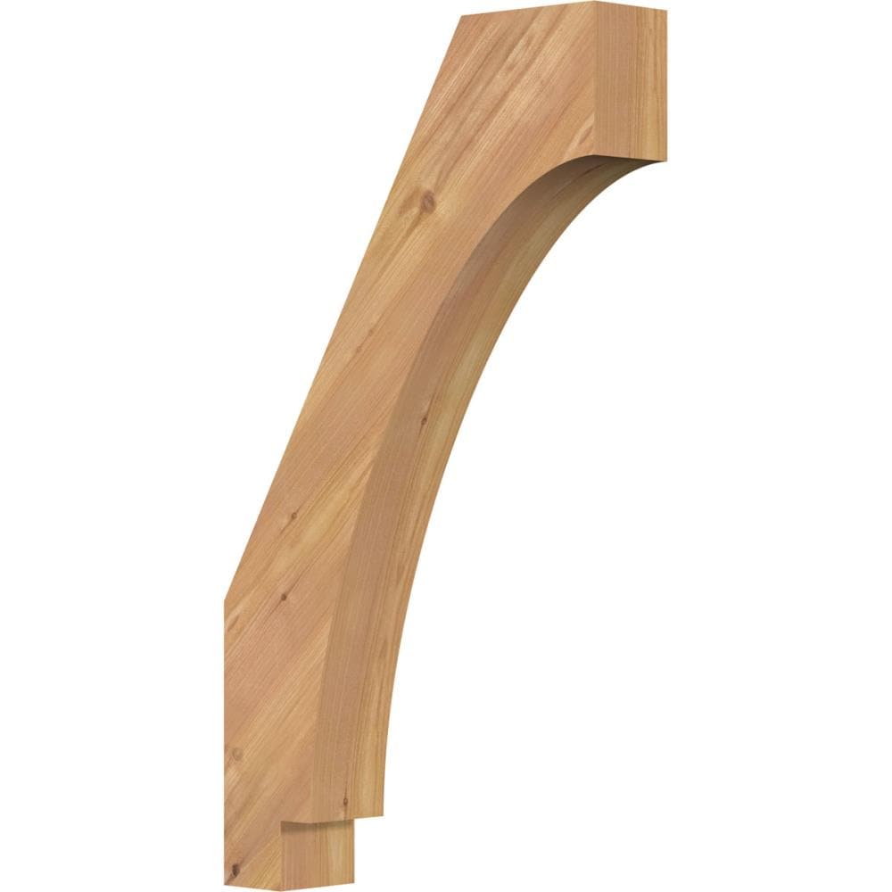 Ekena Millwork BRC04X16X28IMP00SWR 3-1/2-in x 16-in x 28-in Western Red Cedar Unfinished Wood Imperial Smooth Knee Brace