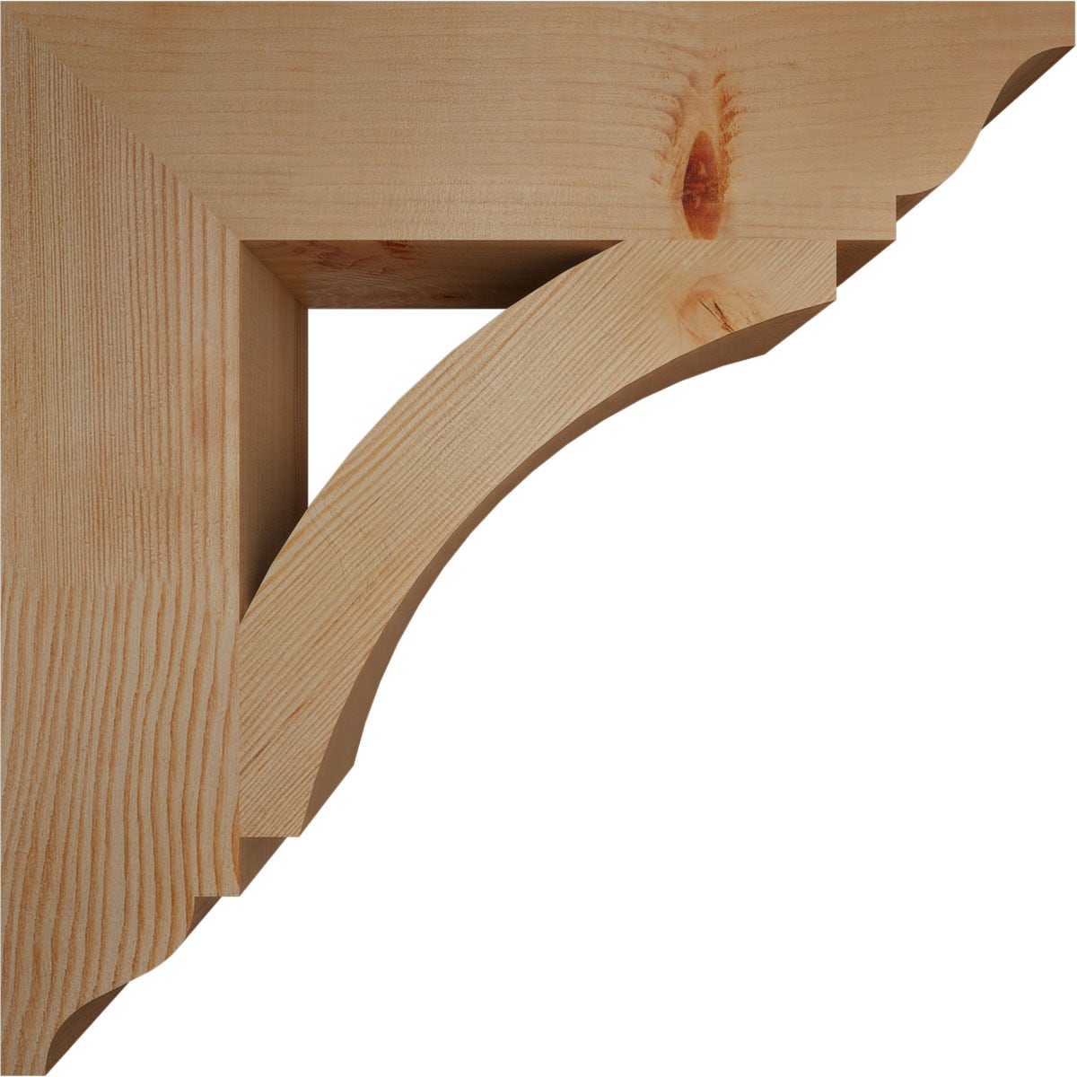 Ekena Millwork BKT04X18X18THR01SDF Exterior-Brackets-Braces - View #3