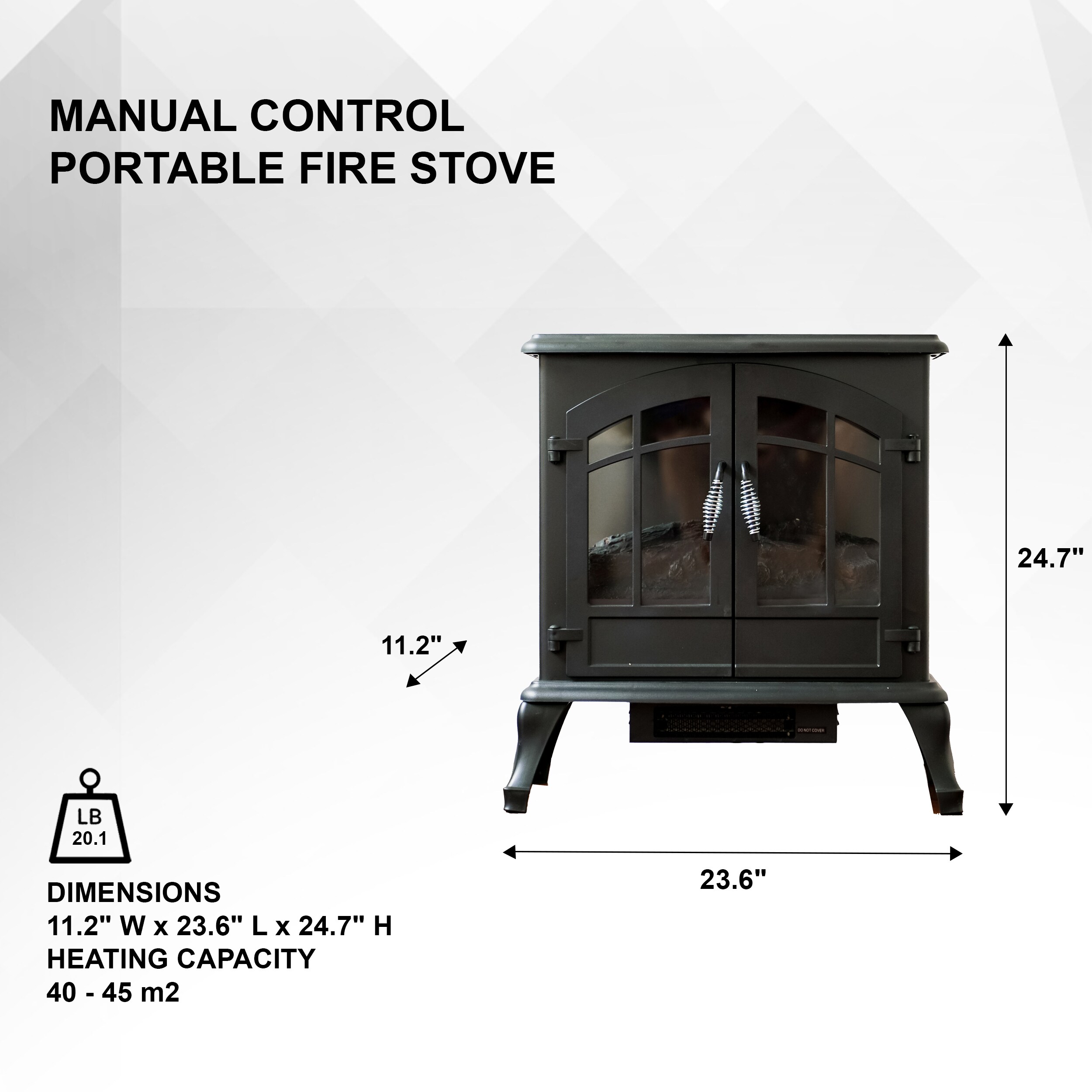XBrand HT9737LG Electric-Fireplaces - View #7