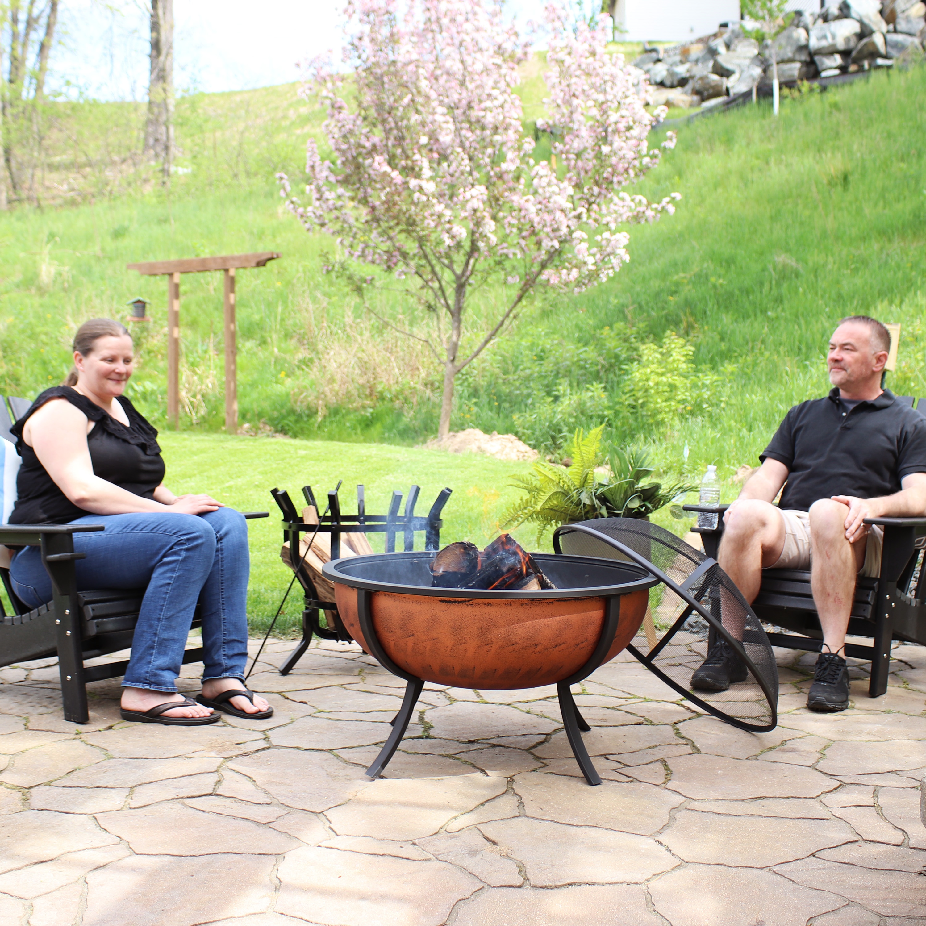 Sunnydaze Decor NB-550 Outdoor-Woodburning-Firepits - View #2