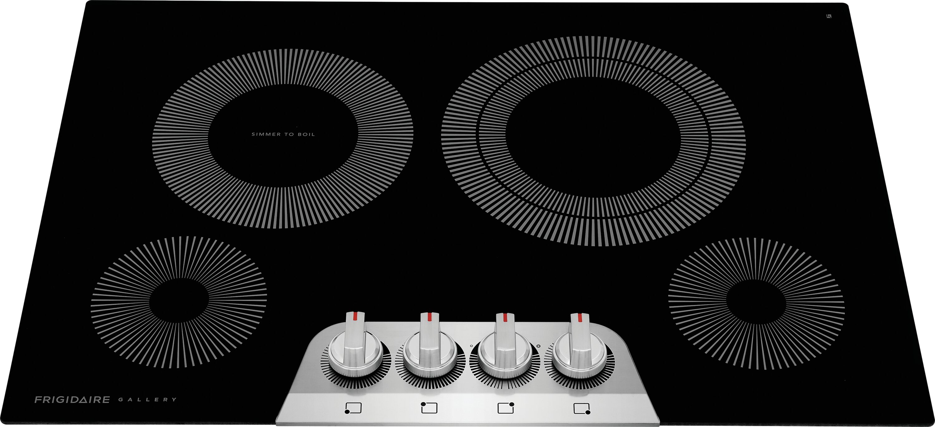 Frigidaire Gallery GCCE3049AS 30-in 4 burners Smooth Surface (Radiant) Stainless steel Electric Cooktop